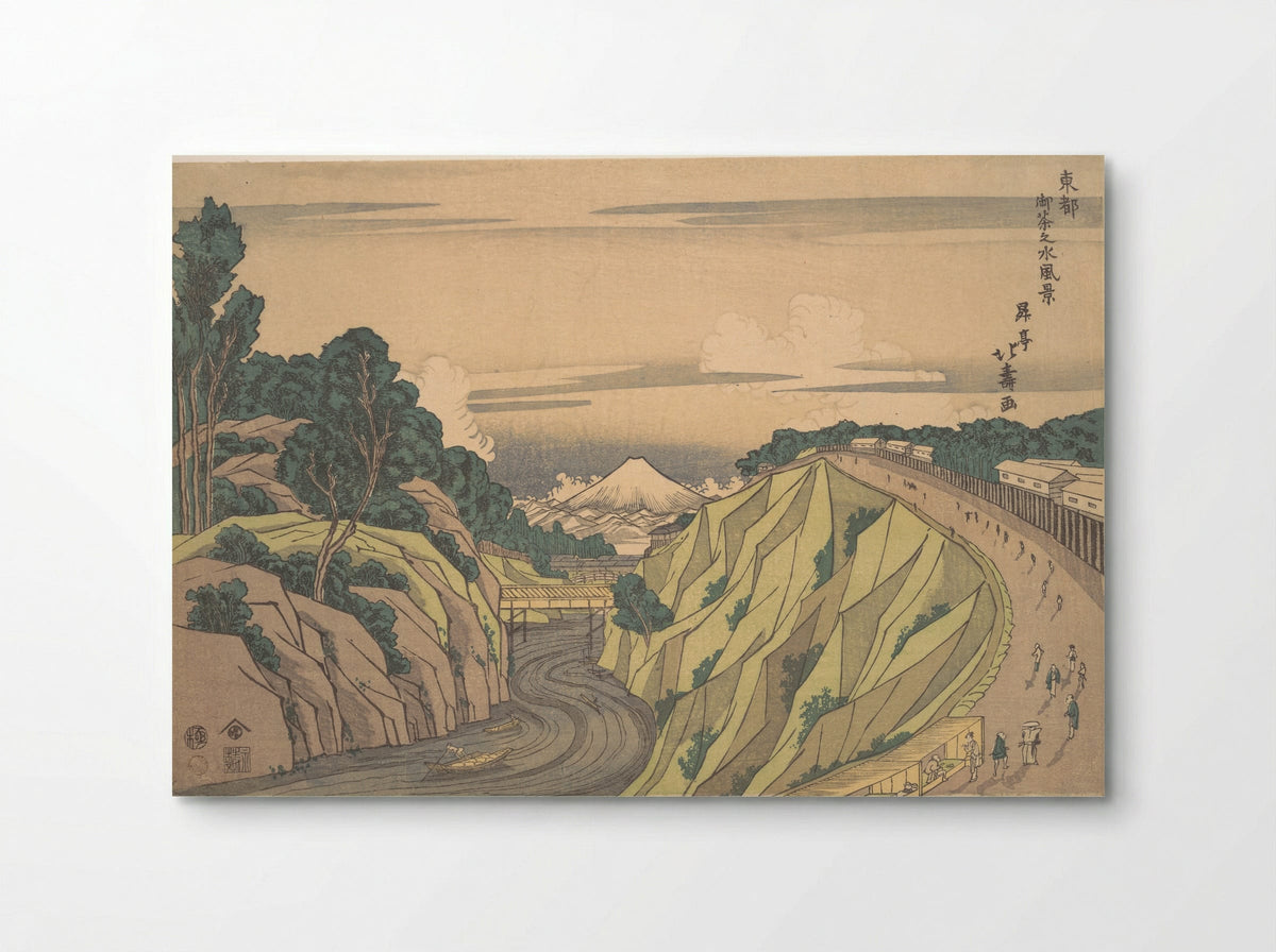 View of Ochanomizu in the Eastern Capital - Shōtei Hokuju - Poster