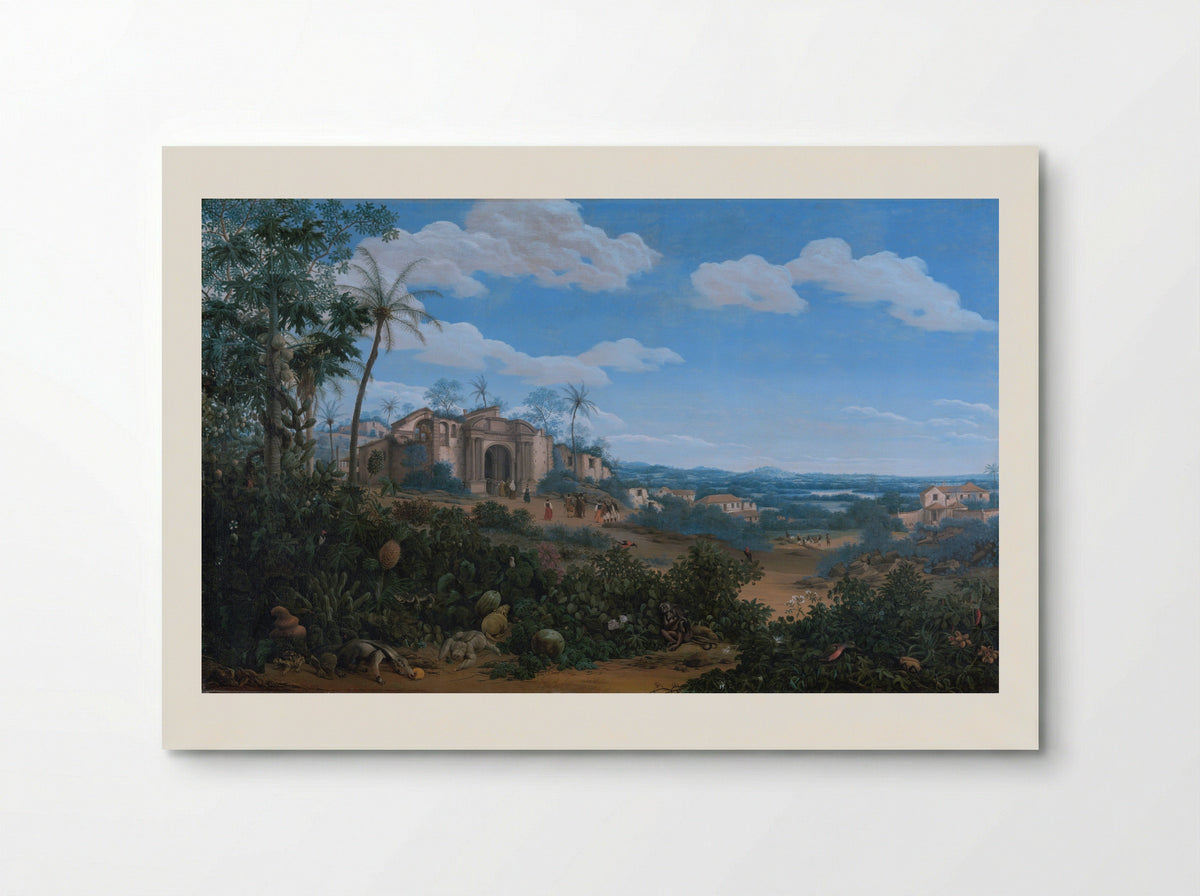 View of Olinda, Brazil - Frans Jansz. Post - Poster