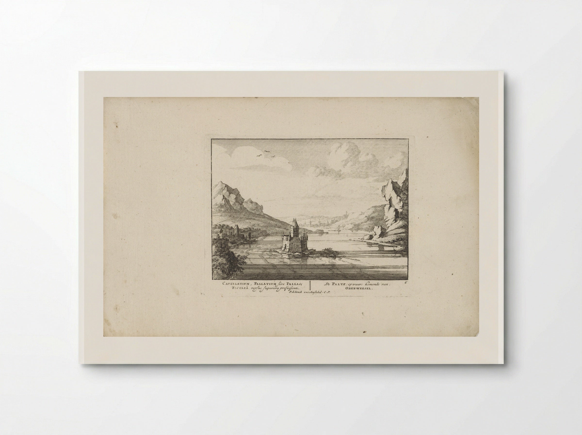 View of Pfalzgrafenstein Castle from the North - Jan van Call (I) - Poster