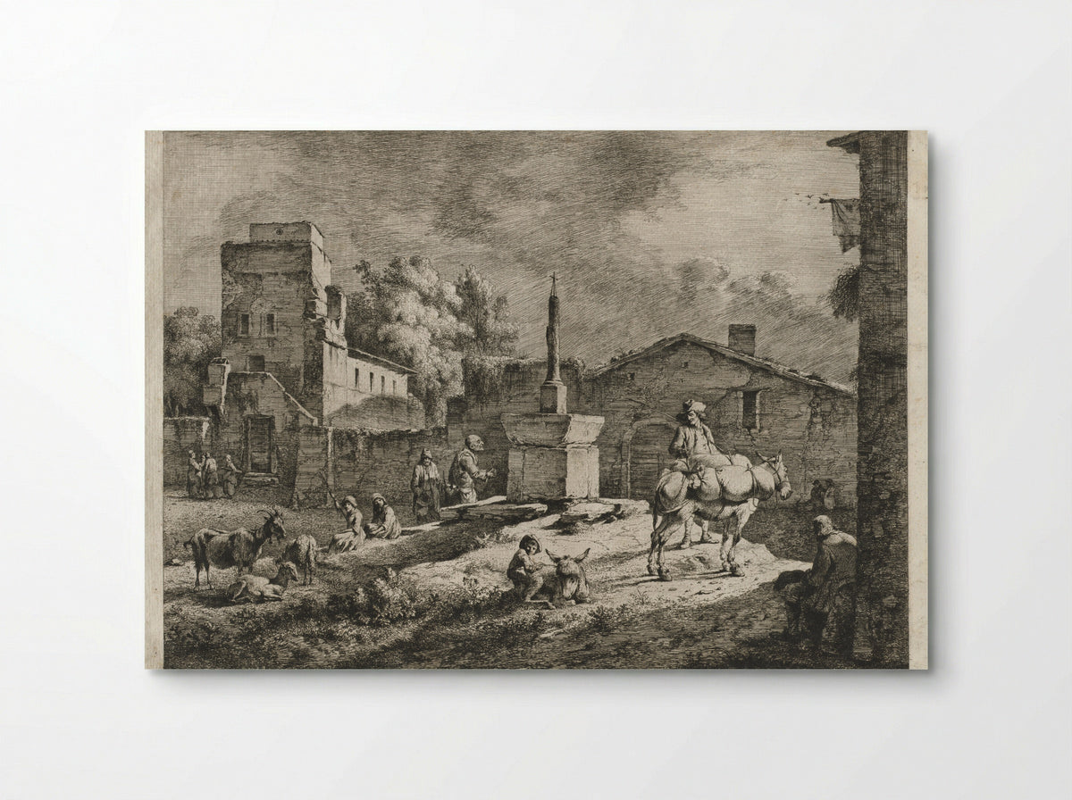 View of Saint-Andeol - Jean Jacques de Boissieu - Poster