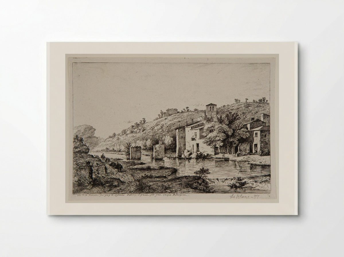 View of Saint-Romain-sur-Gier - Jean-Jacques de Boissieu - Poster