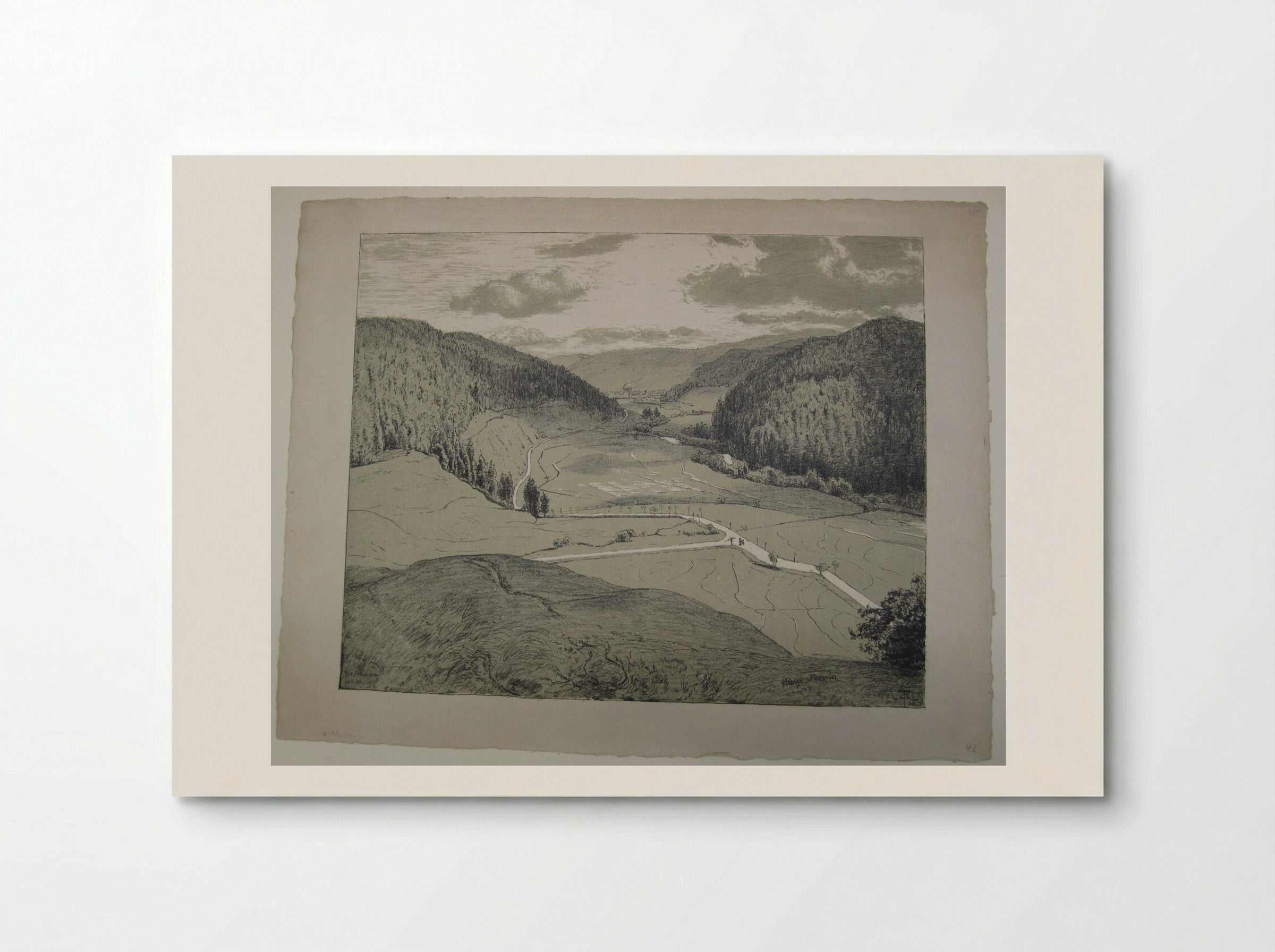 View of St. Blaise - Hans Thoma - Poster