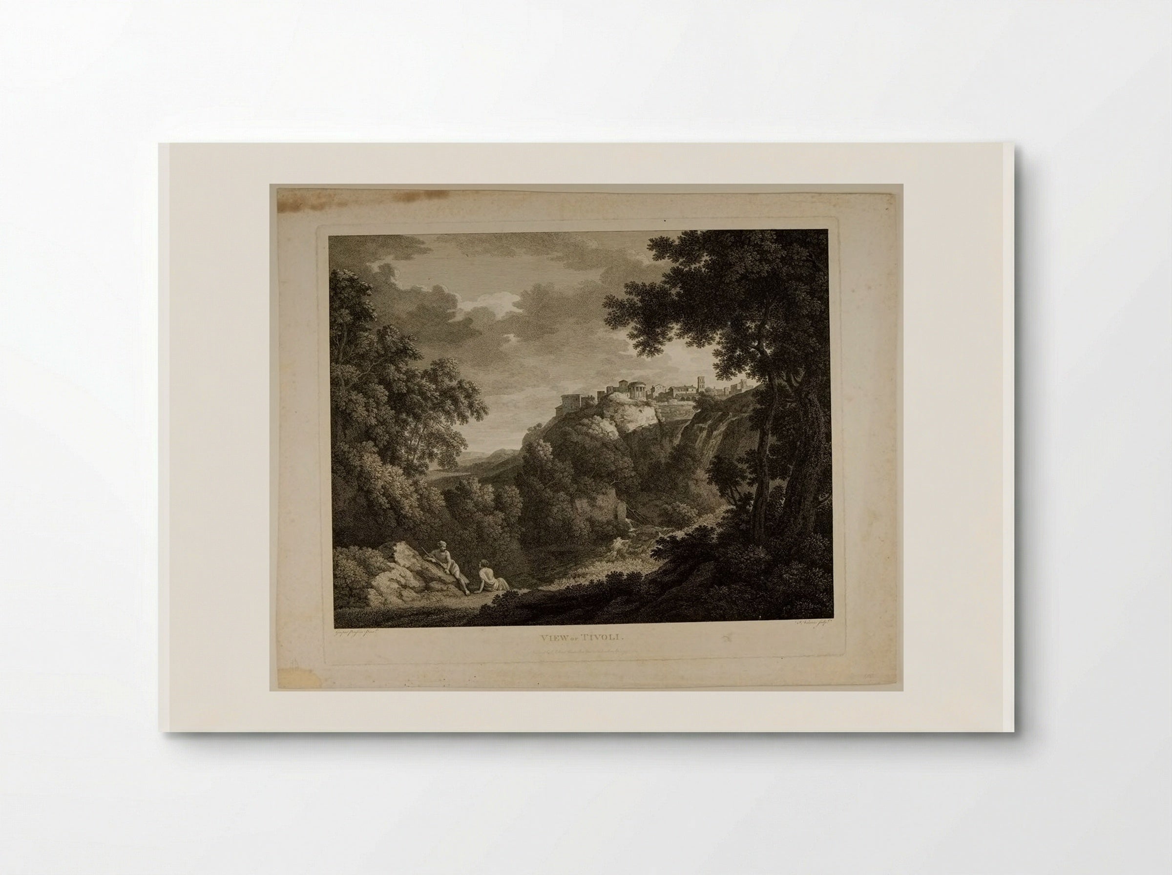 View of Tivoli - François Vivares - Poster