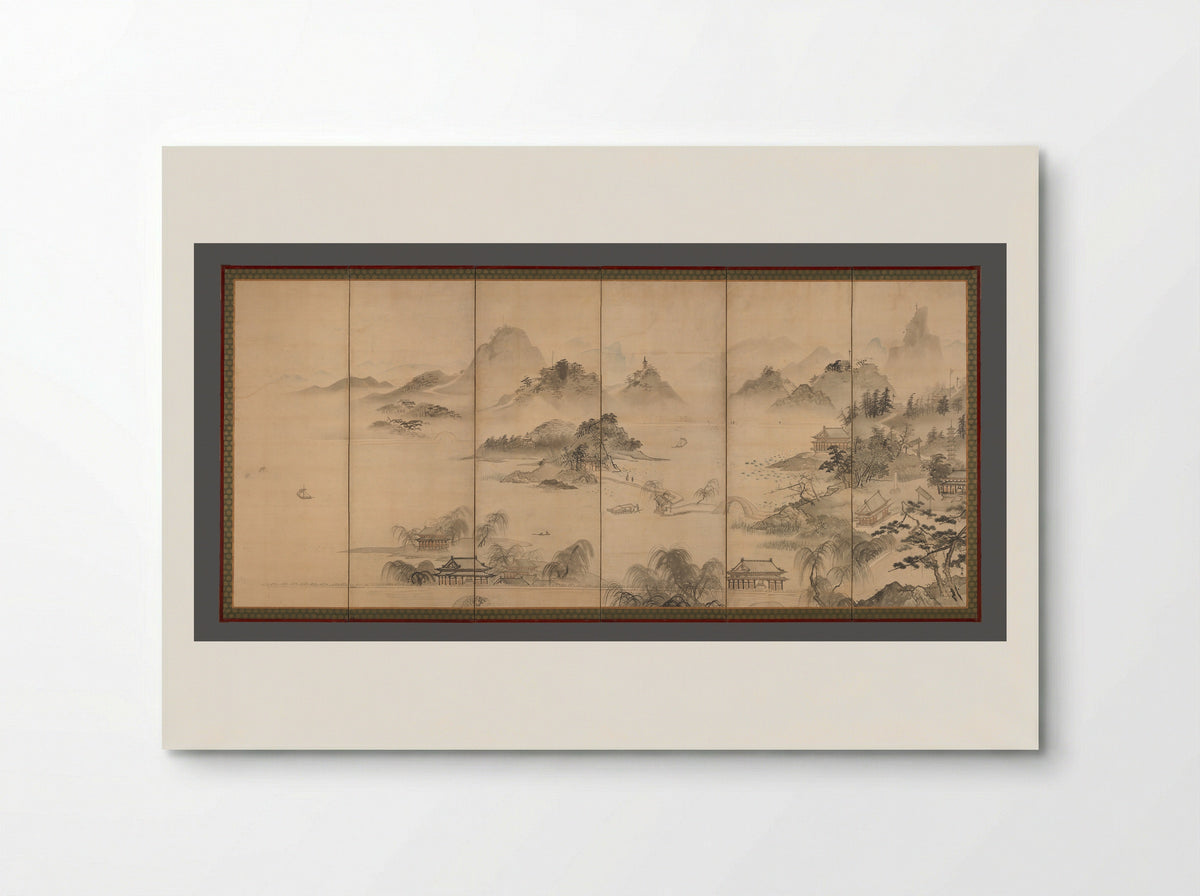 View of West Lake - Kusumi Morikage - Poster