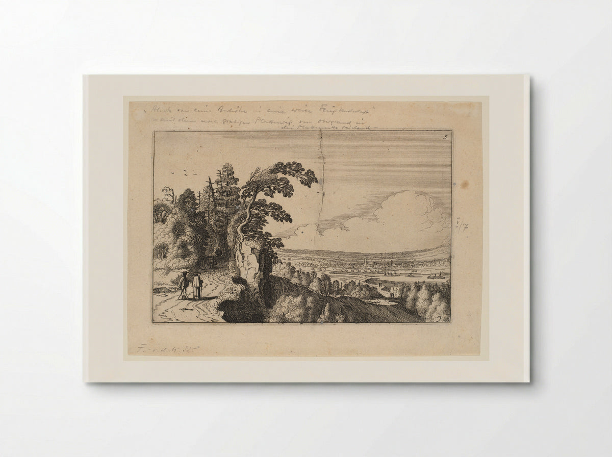 View of a Valley - Jan van de Velde II - Poster