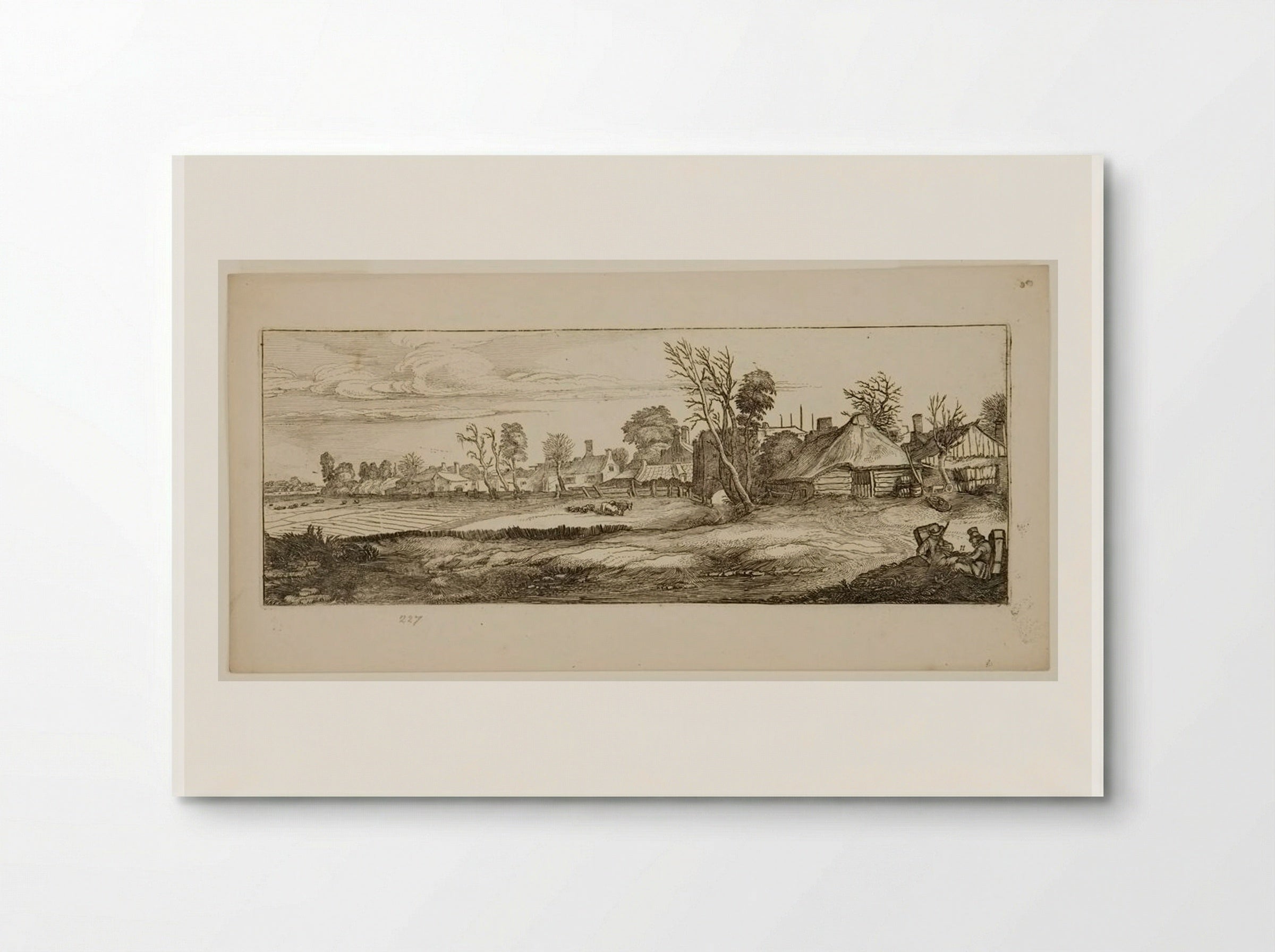 View of a Village - Jan van de Velde II - Poster