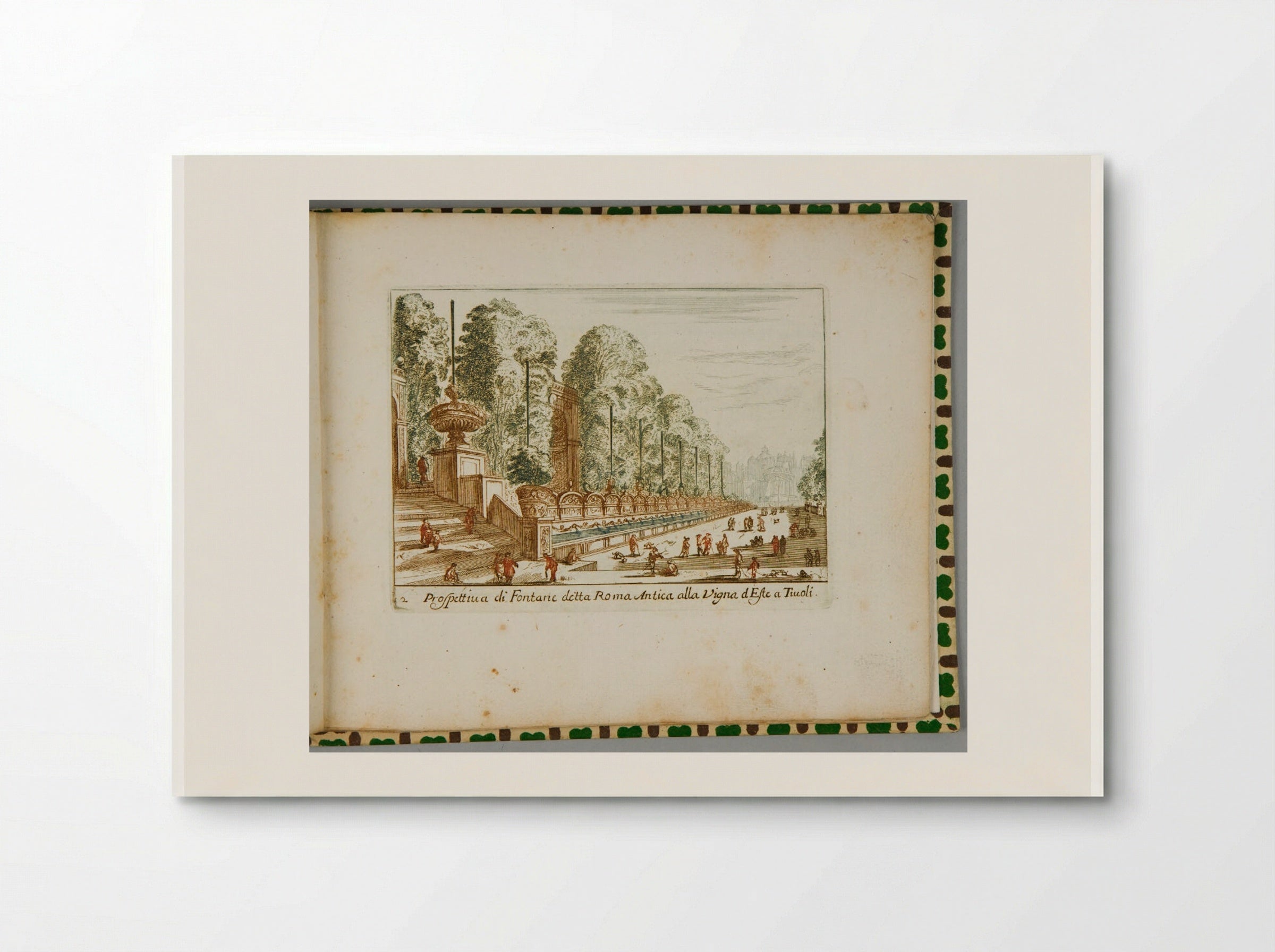 View of the Ancient Roman Fountain at the Villa d'Este in Tivoli - Abraham Bloteling - Poster