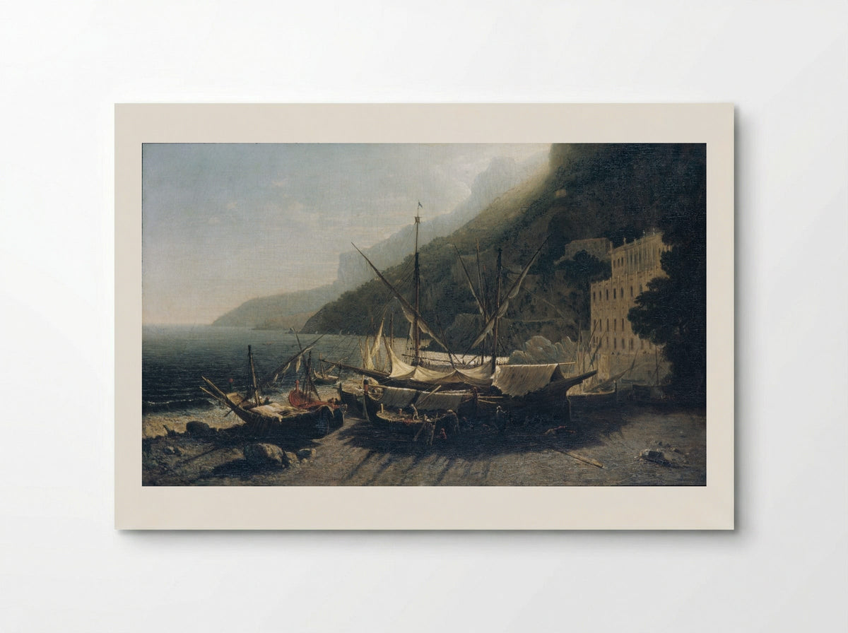View of the Bay of Naples - George Loring Brown - Poster