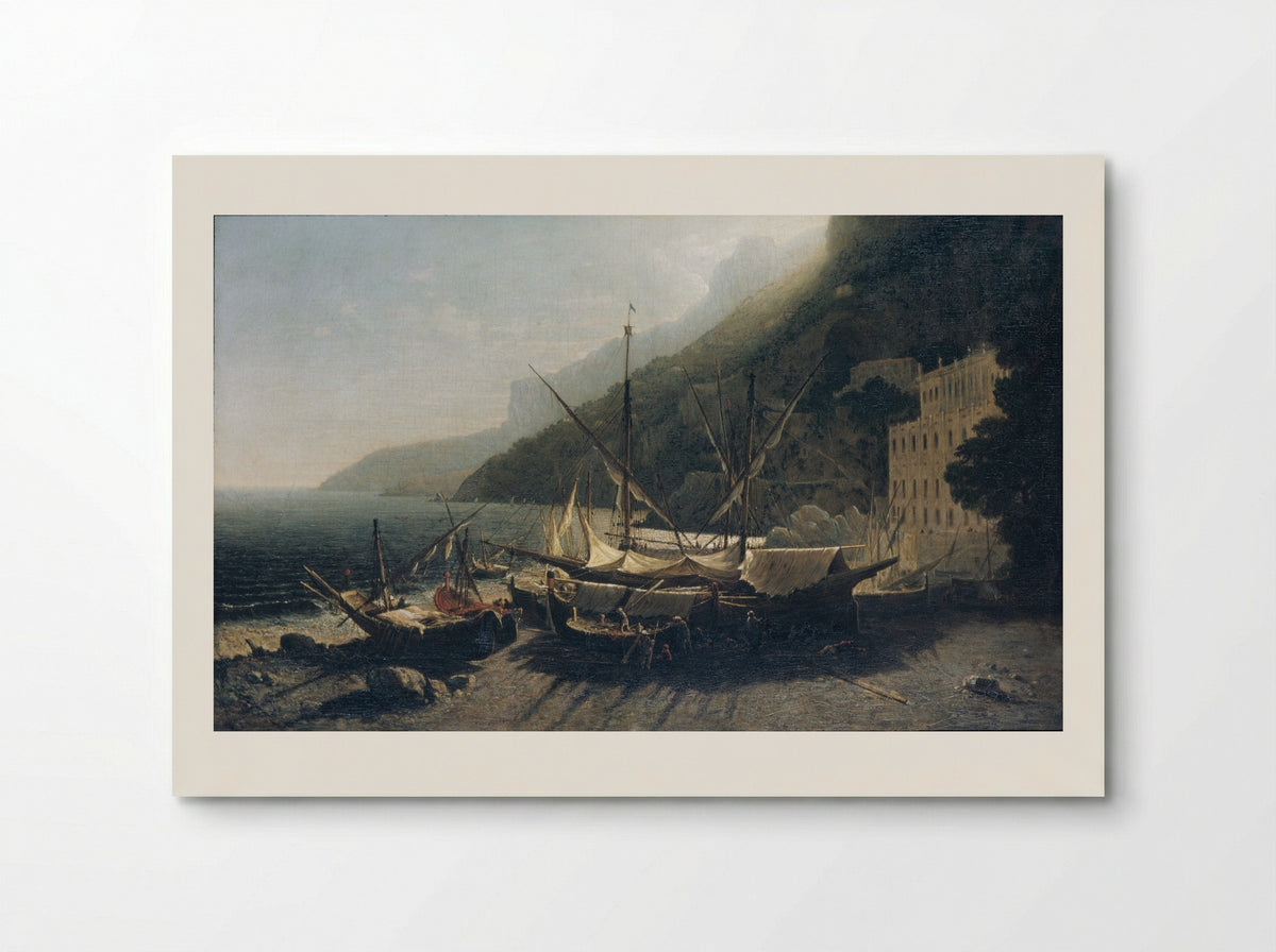 View of the Bay of Naples - George Loring Brown - Poster