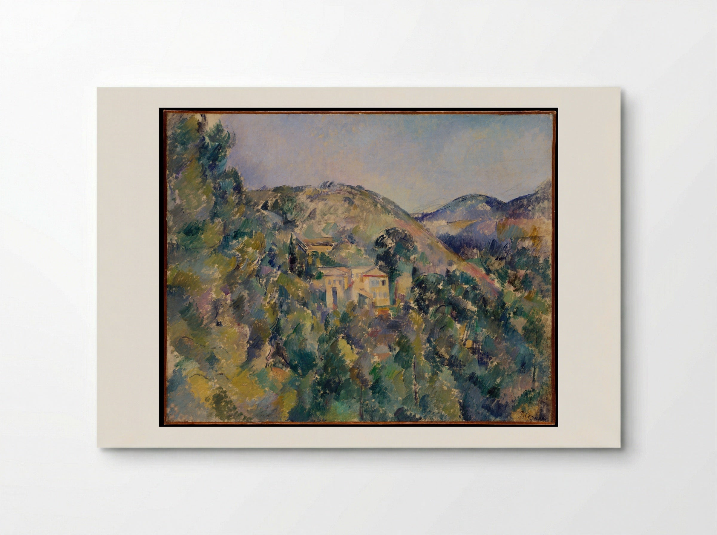 View of the Domaine Saint-Joseph - Paul Cézanne - Poster