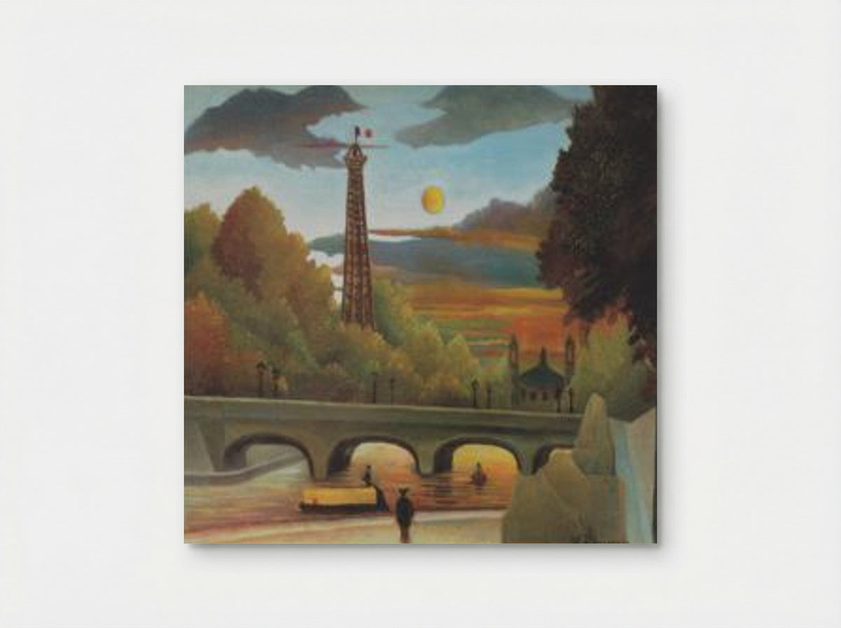 View of the Eiffel Tower - Henri Rousseau - Poster
