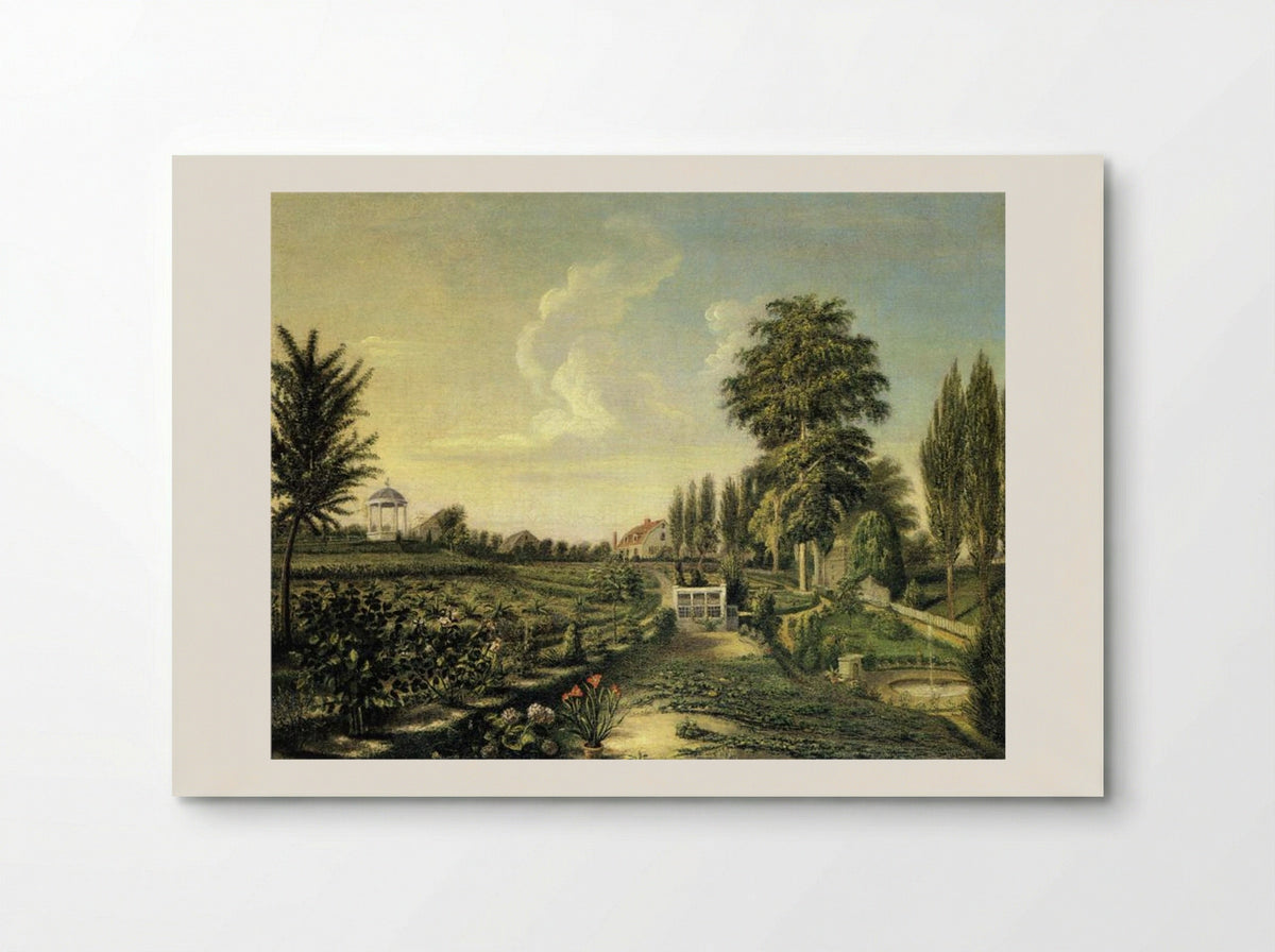 View of the Garden at Belfield - Charles Willson Peale - Poster
