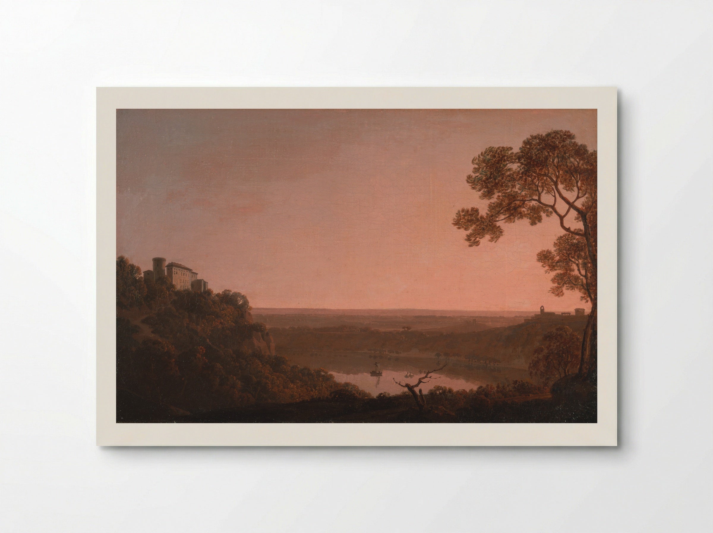 View of the Lake of Nemi - Joseph Wright of Derby - Poster