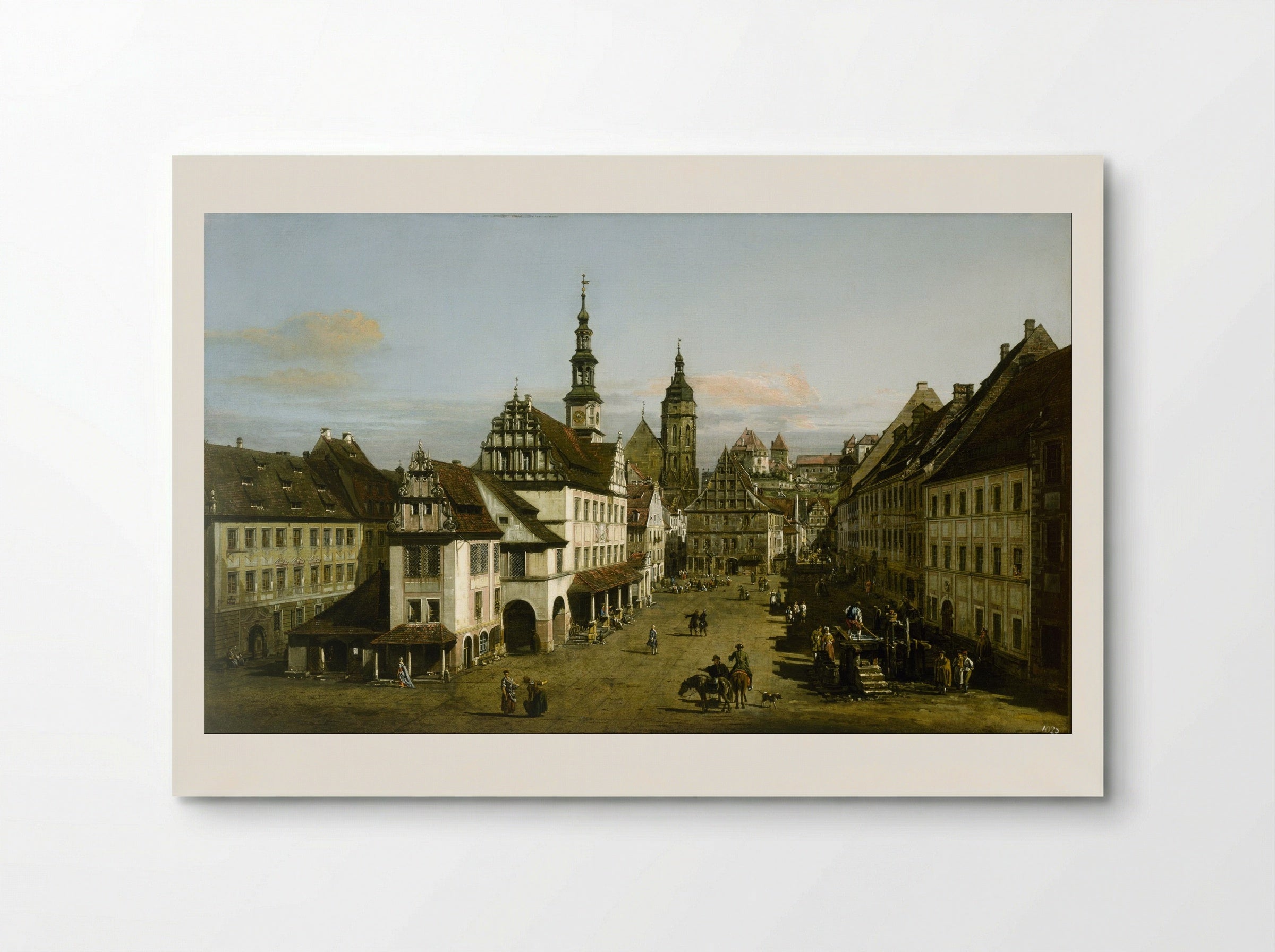 View of the New Market Place in Dresden from the Moritzstrasse - Bernardo Bellotto - Poster