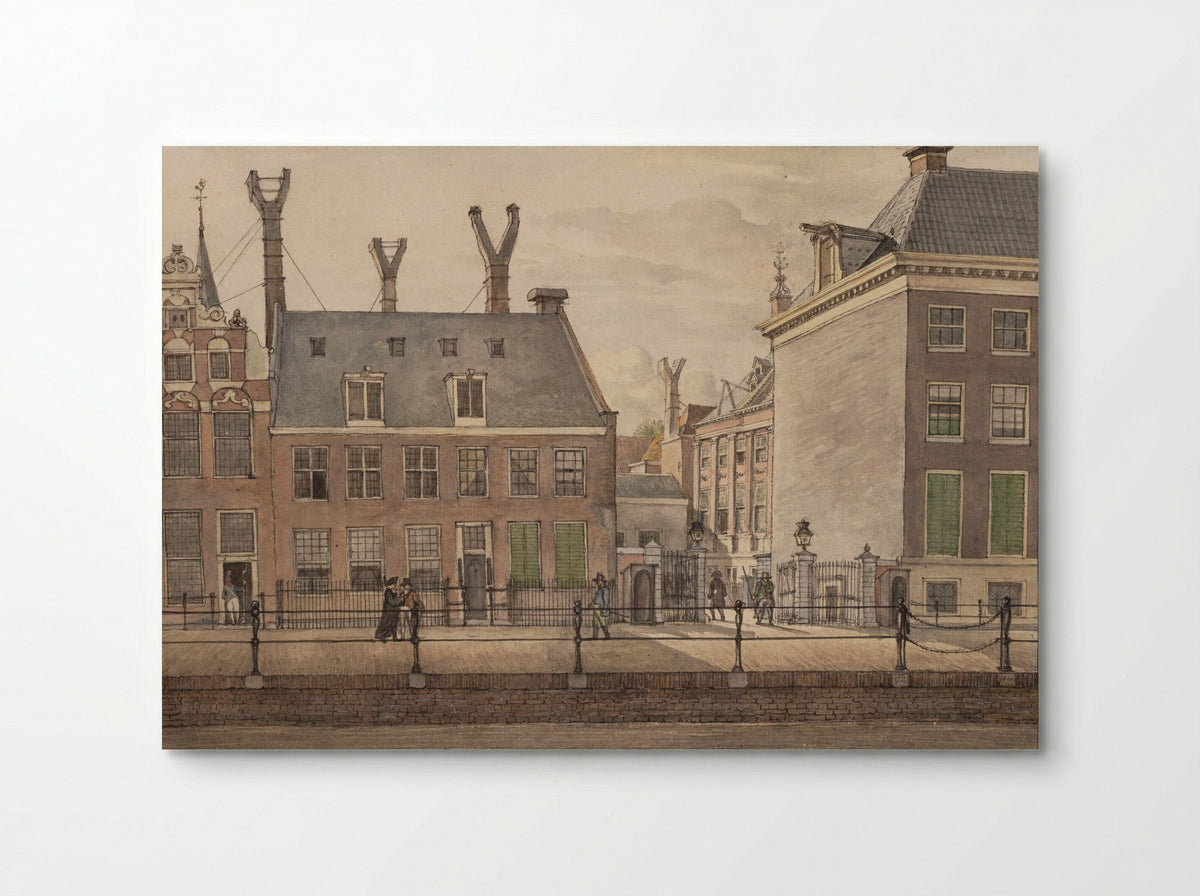 View of the Nieuwe Kerk, Delft - Gerrit Lamberts - Poster