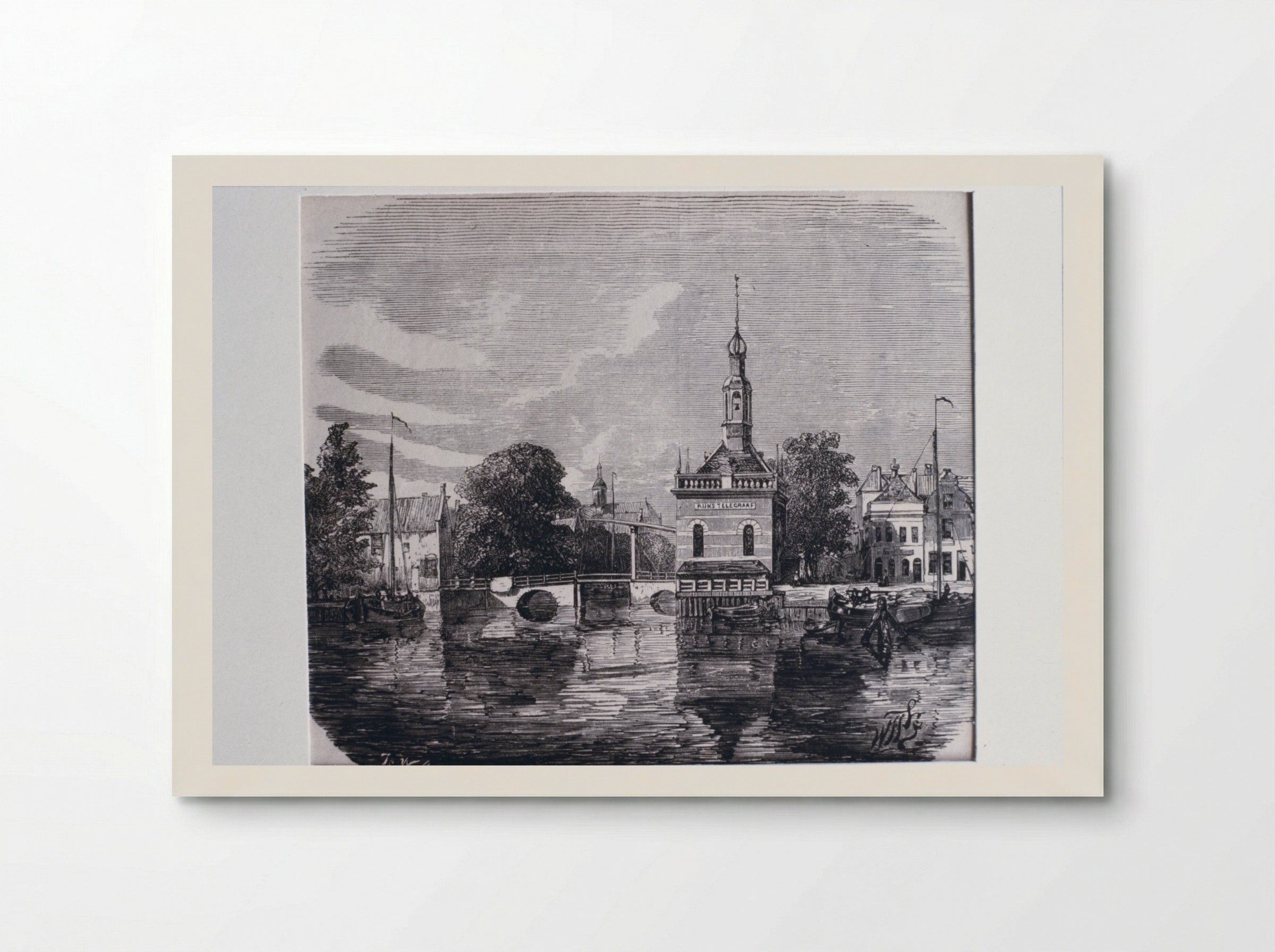 View of the Rijks Telegraaf Building - Isaac Weissenbruch - Poster
