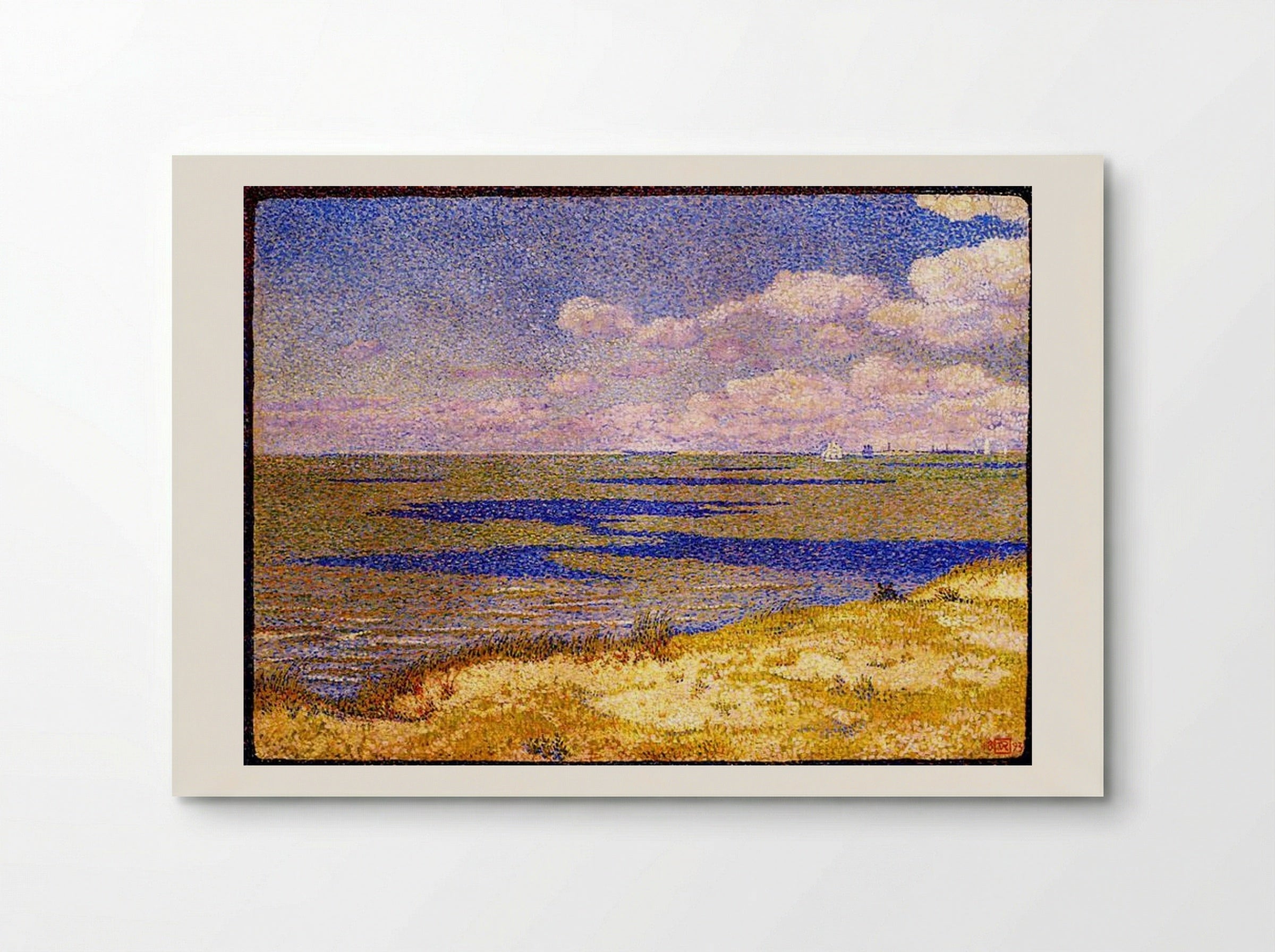View of the River Scheldt - Théo van Rysselberghe - Poster