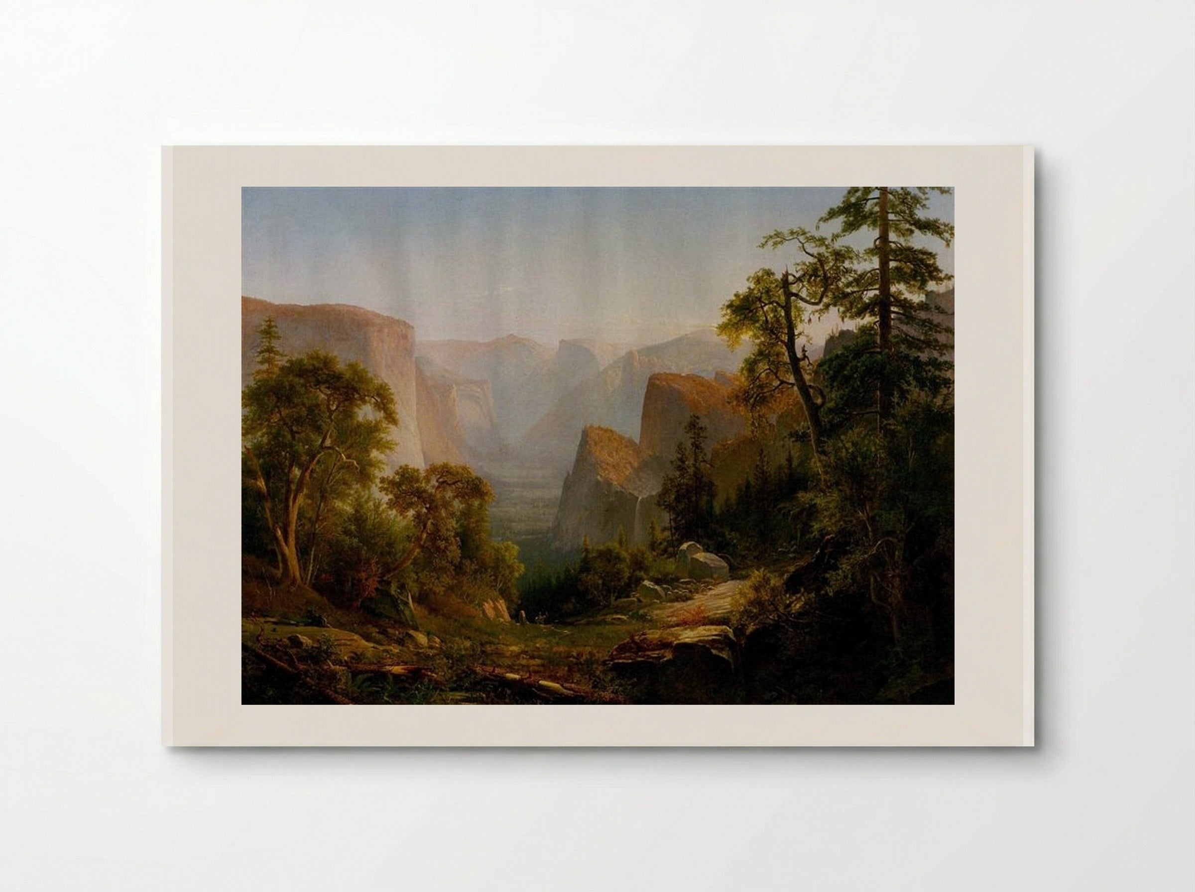 View of the Yosemite Valley, in California - Thomas Hill - Poster
