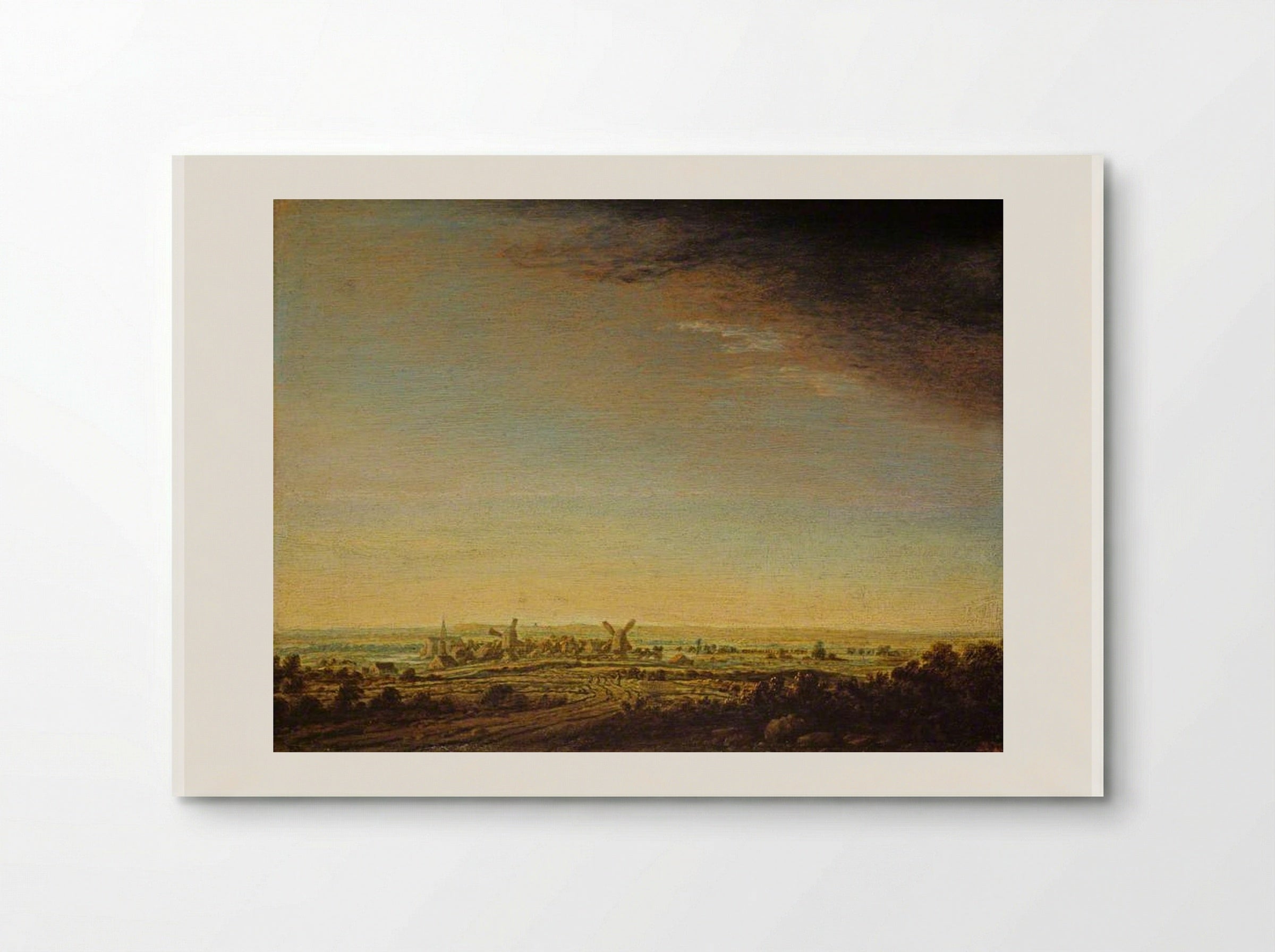 View through the Window of Segers’ House toward Noorderkerk - Hercules Segers - Poster