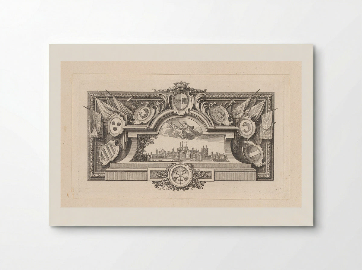Vignette with a View of Cluny - Sébastien Leclerc - Poster