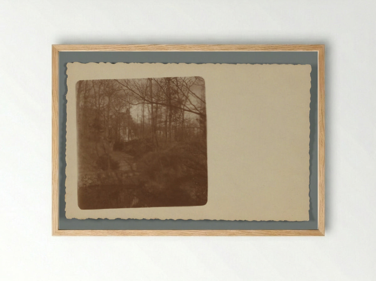 Vijver bij Huis Gimli, Aerdenhout - Willem Witsen - Framed Print Wood