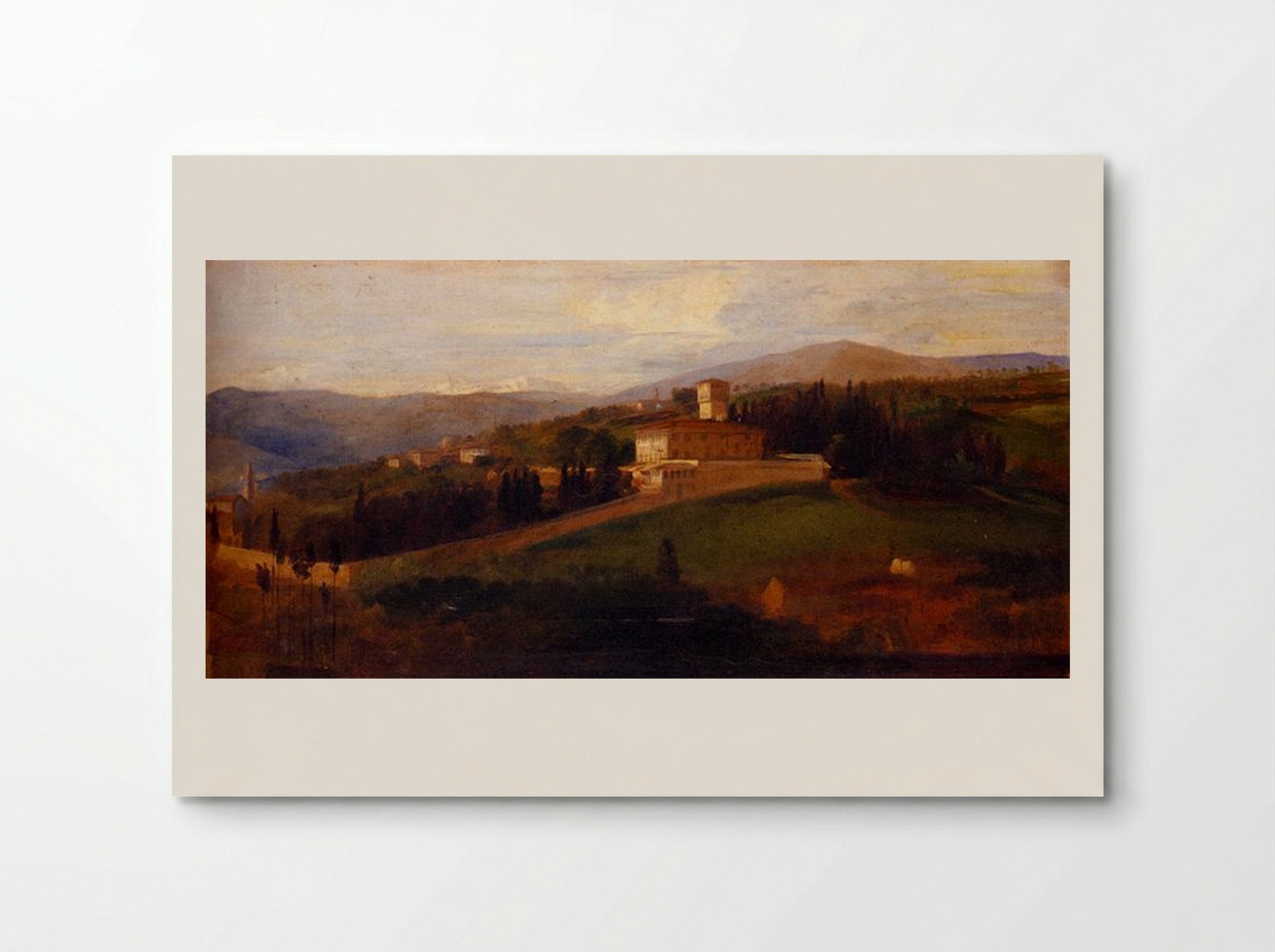 Villa La Petraia - George Frederick Watts - Poster