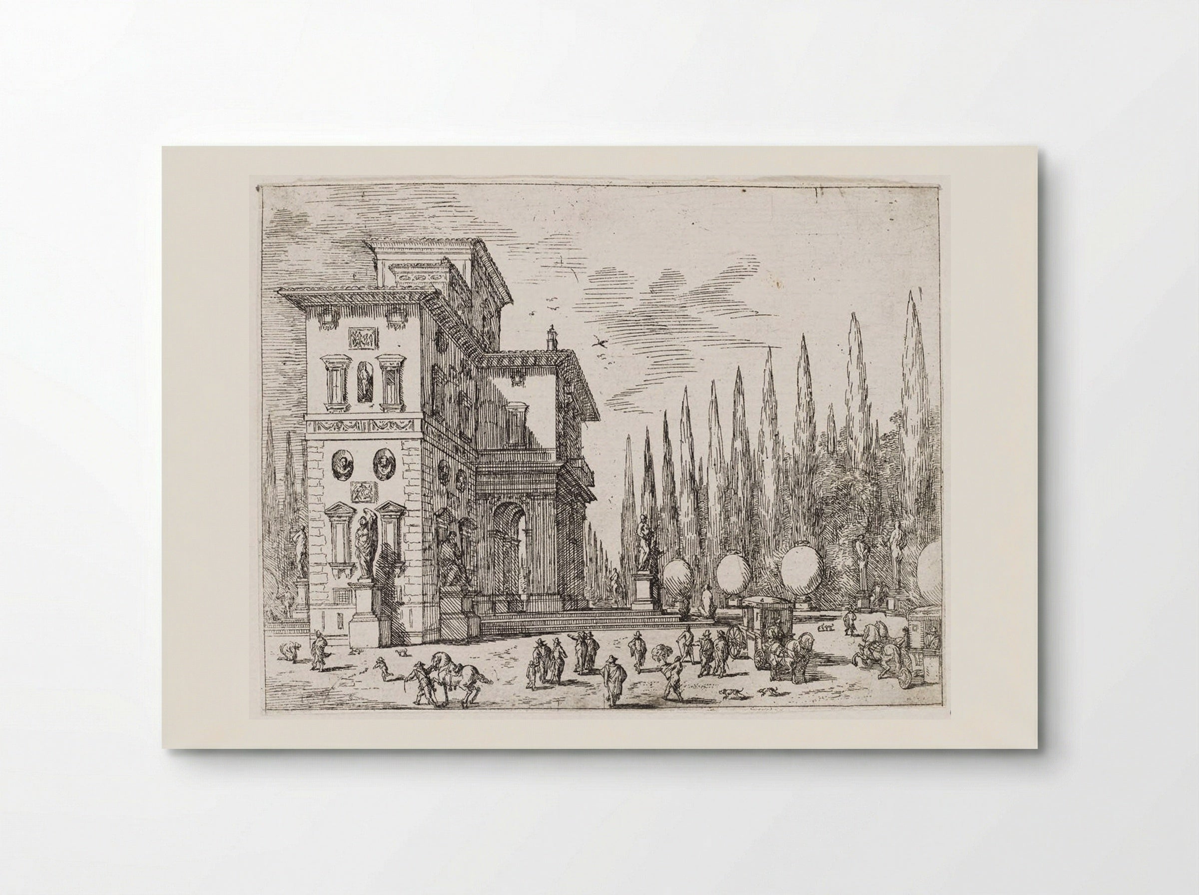 Villa Ludovisi, Casina Aurora - Johann Wilhelm Baur - Poster