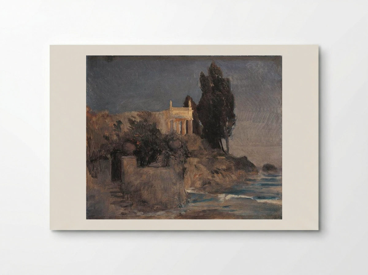Villa by the Sea - Arnold Böcklin - Poster