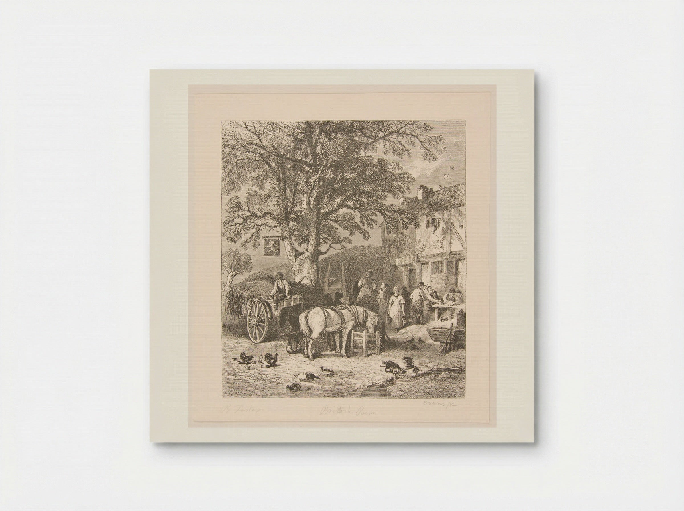 Village Inn - Edmund William Evans - Poster