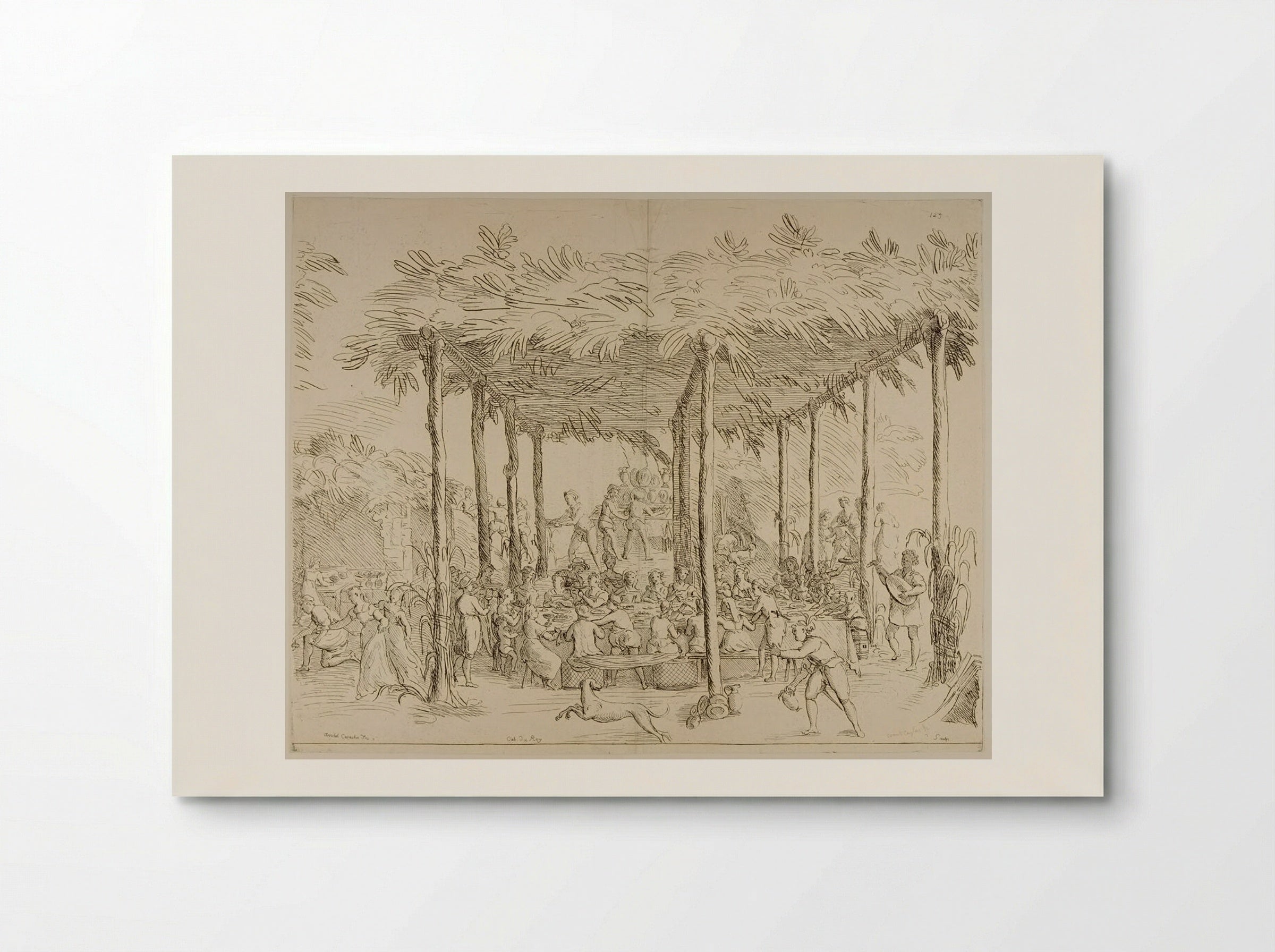 Village Marriage - Anne Claude Philippe de Thubières, comte de Caylus - Poster