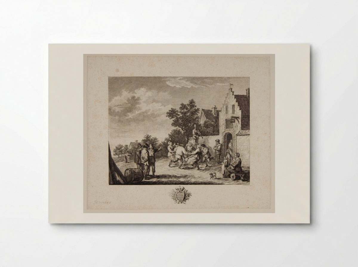 Village Merry-Making - Carl Wilhelm Weisbrod - Poster