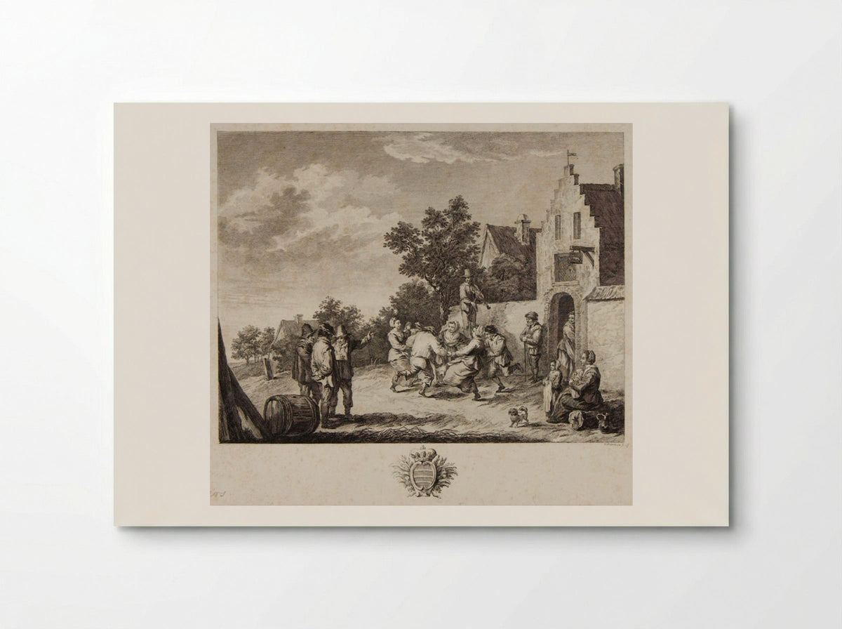 Village Merry-Making - Carl Wilhelm Weisbrod - Poster