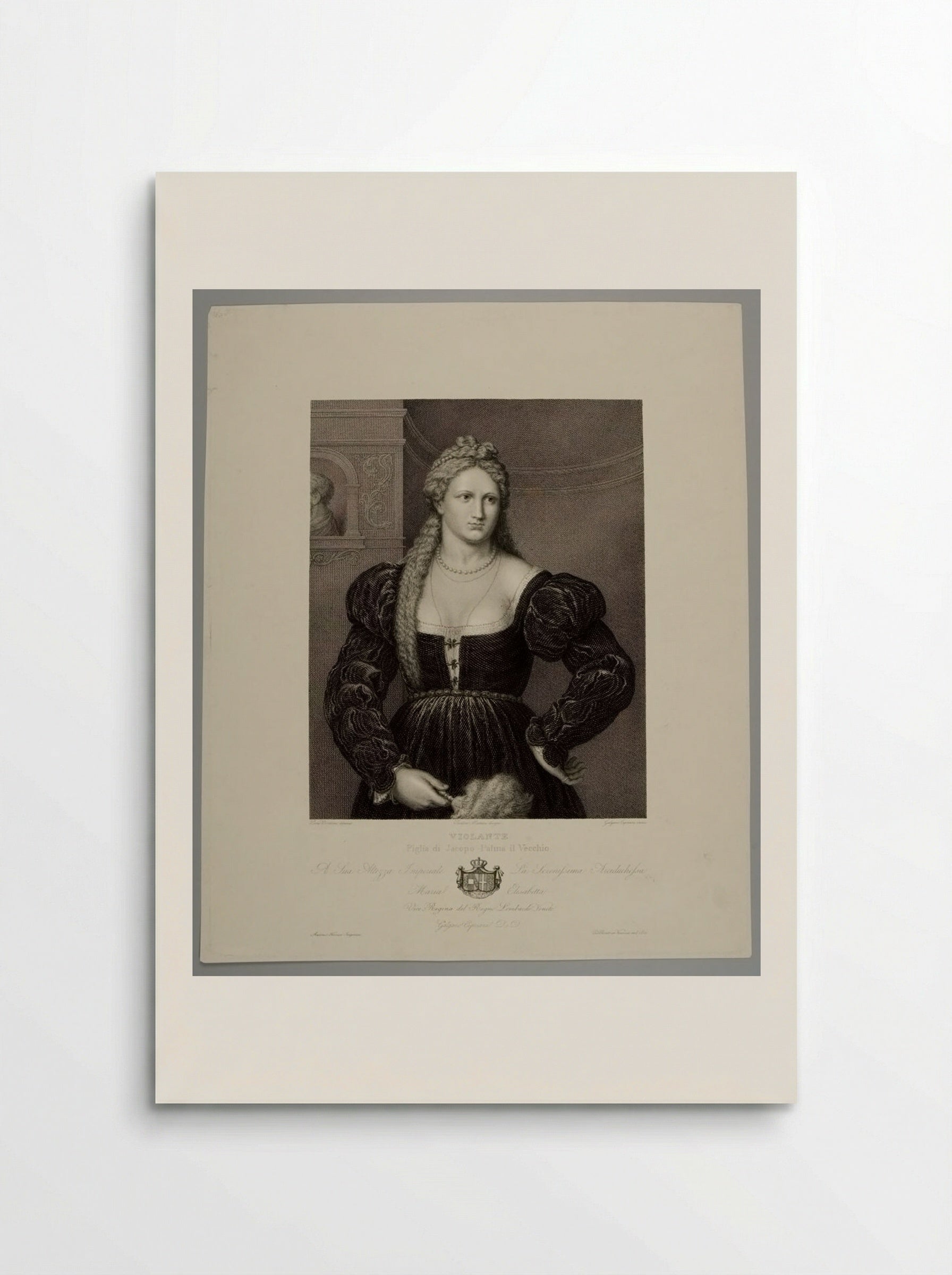 Violante, Daughter of Palma Vecchio - Galgano Cipriani - Poster