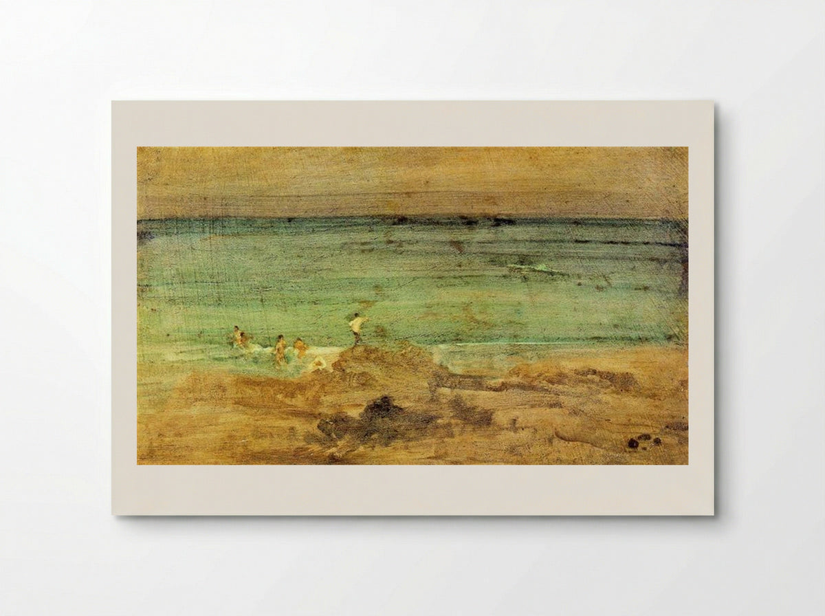 Violet and Blue: The Little Bathers - James McNeill Whistler - Poster