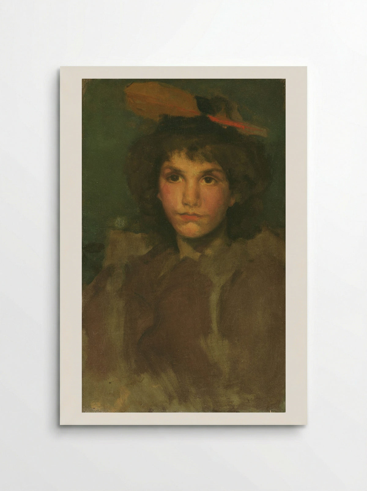 Violet and Blue: The Red Feather - James Abbott McNeill Whistler - Poster