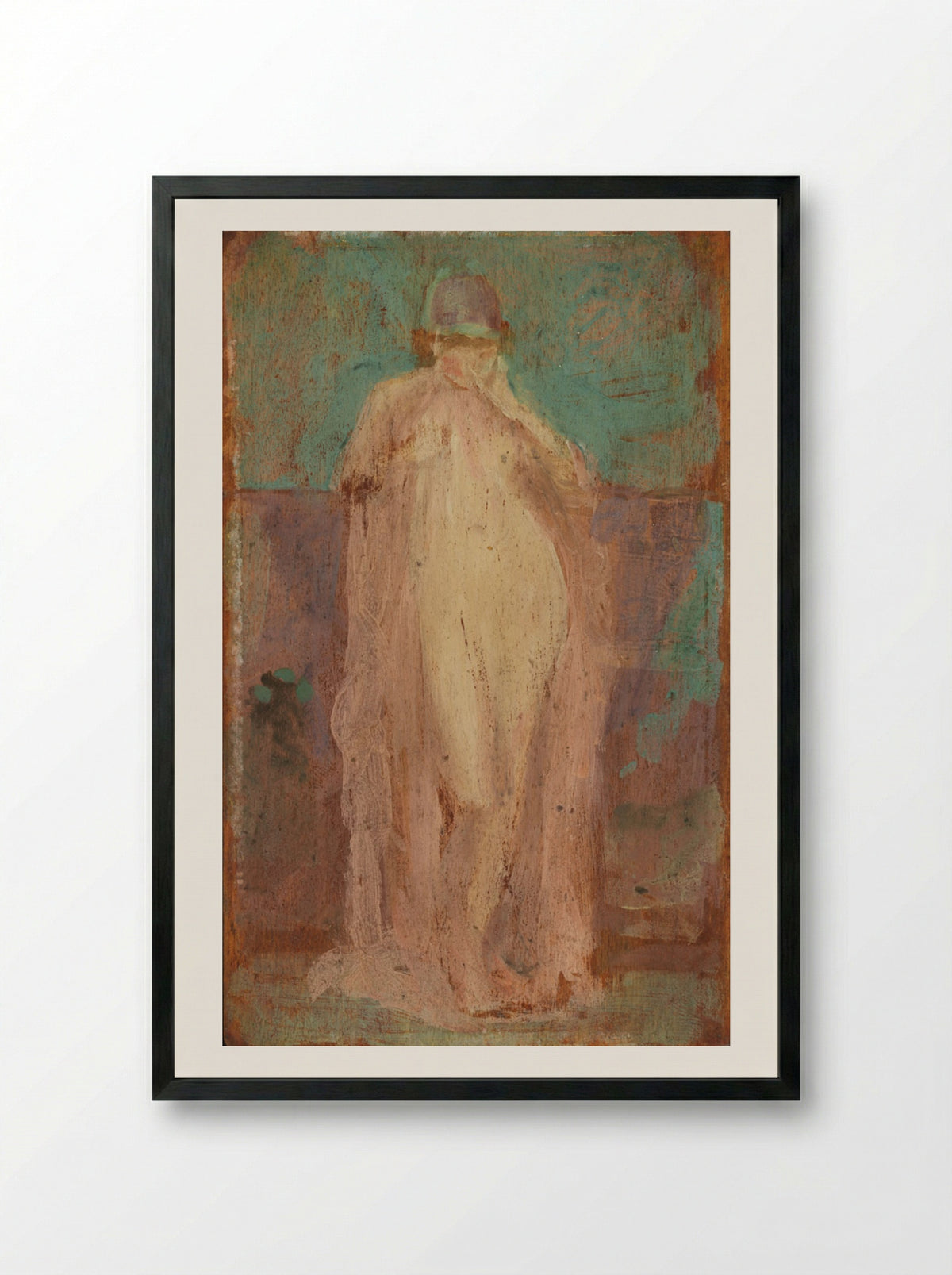 Violet and Rose: La Belle de Jour - James Abbott McNeill Whistler - Framed Print Black
