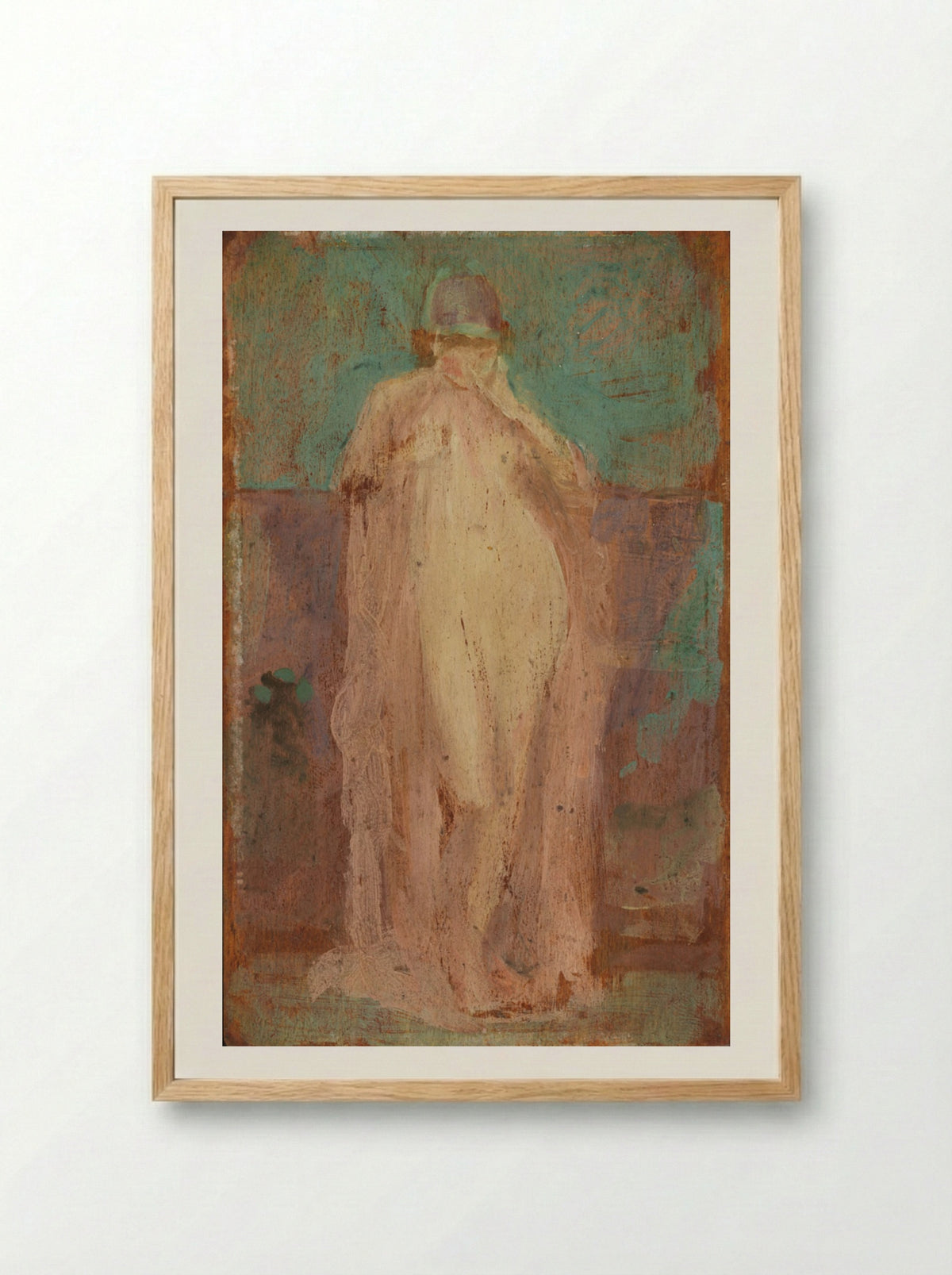 Violet and Rose: La Belle de Jour - James Abbott McNeill Whistler - Framed Print Wood