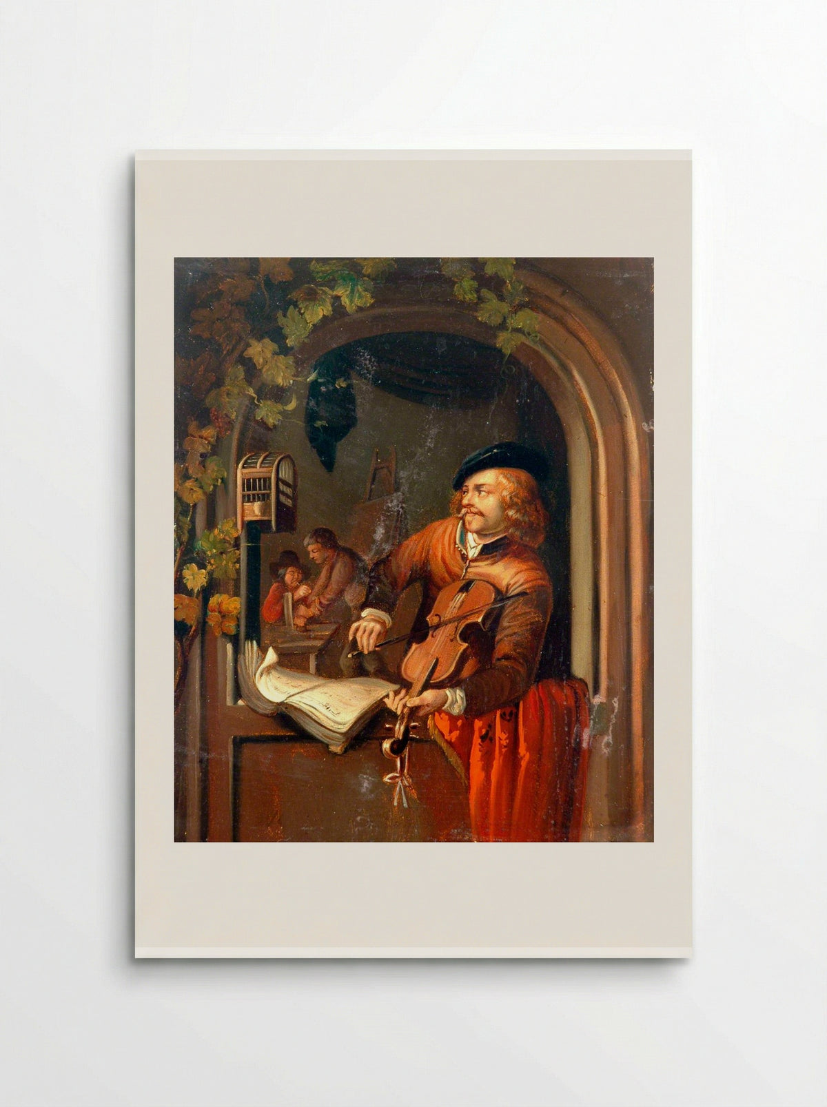Violin Player - Gerrit Dou - Poster