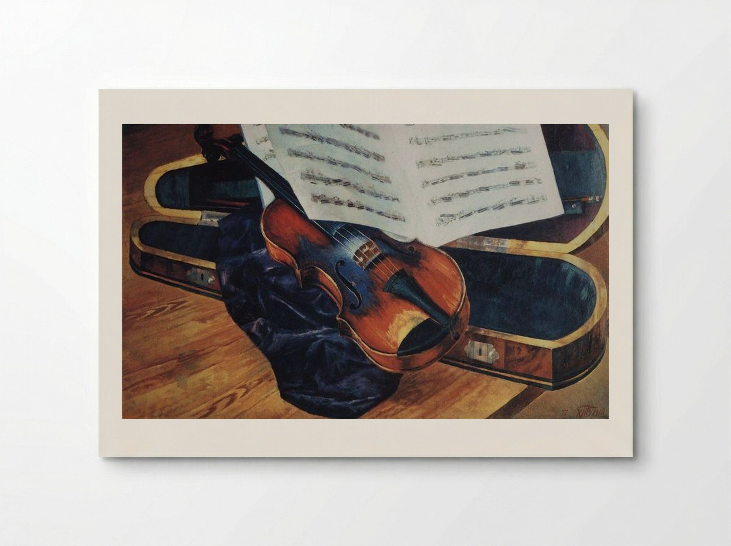 Violin - Kuzma Petrov-Vodkin - Poster