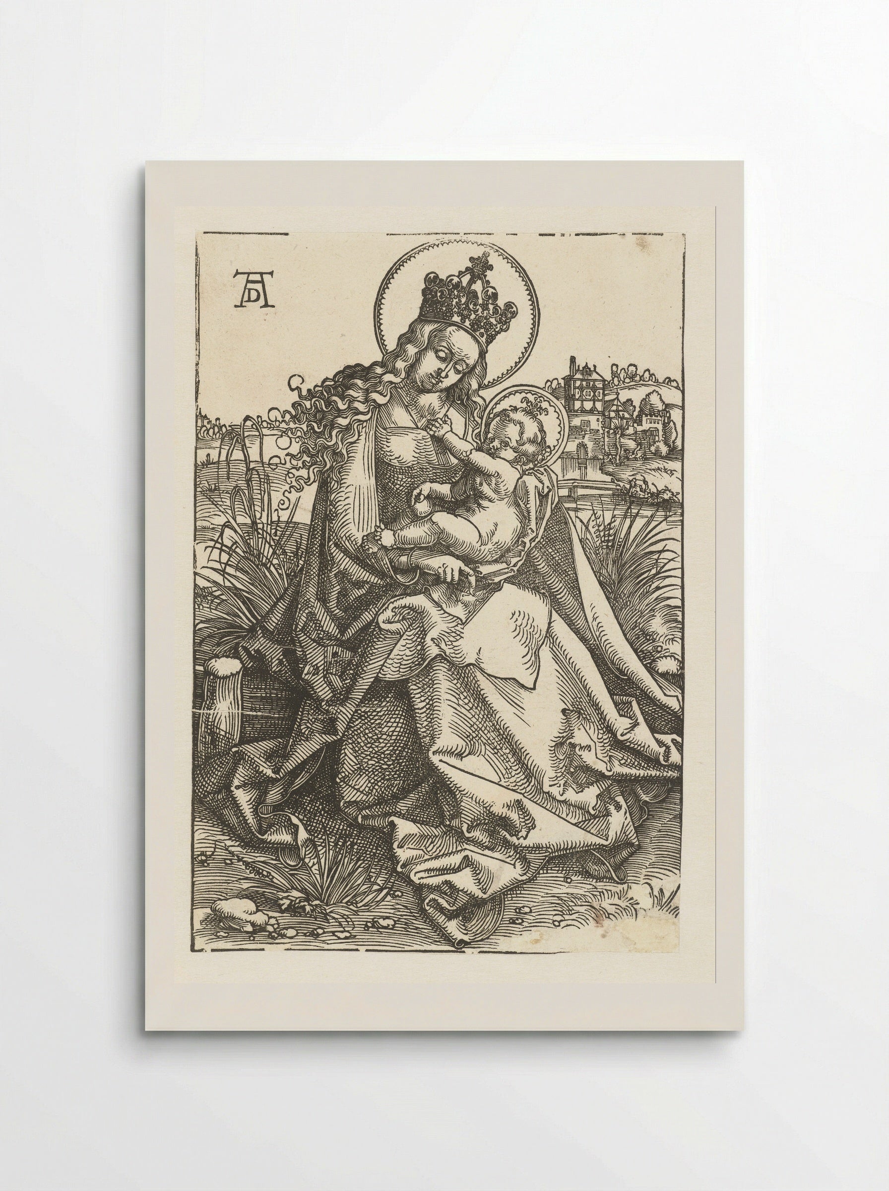 Virgin and Child in a Landscape - Hans Baldung Grien - Poster