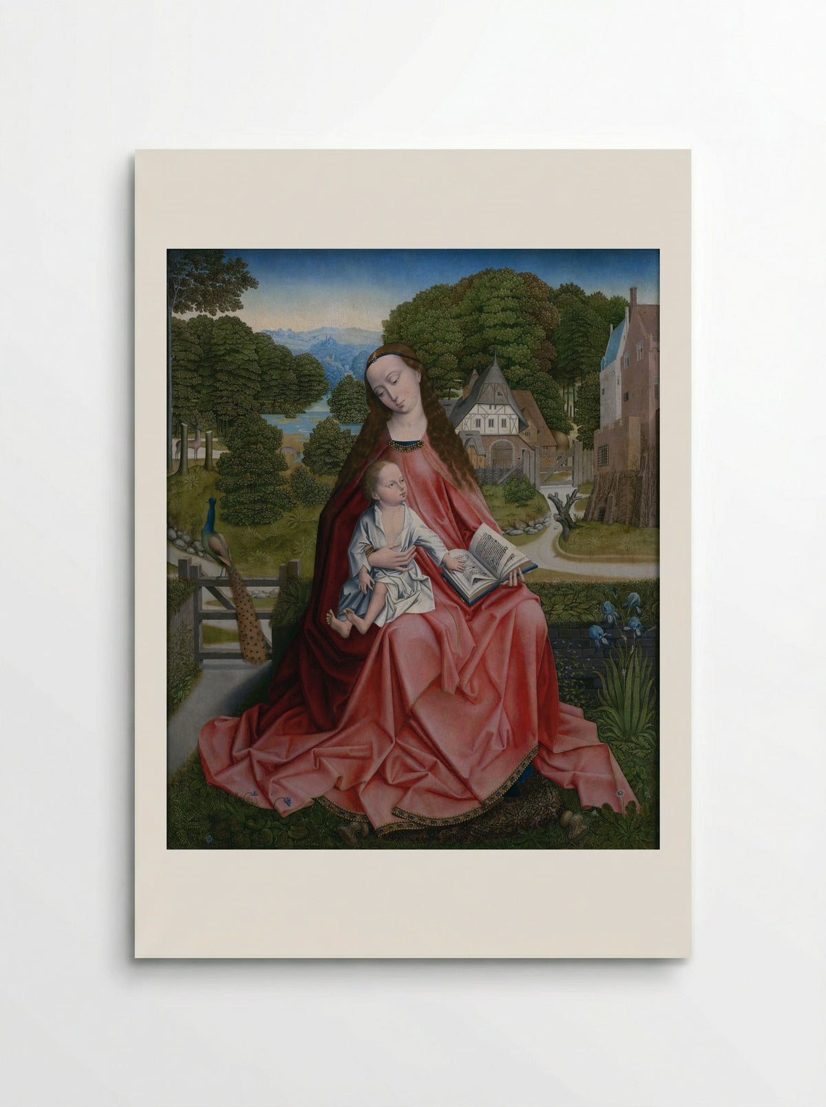 Virgin and Child in a Landscape - Adriaen Isenbrant - Poster