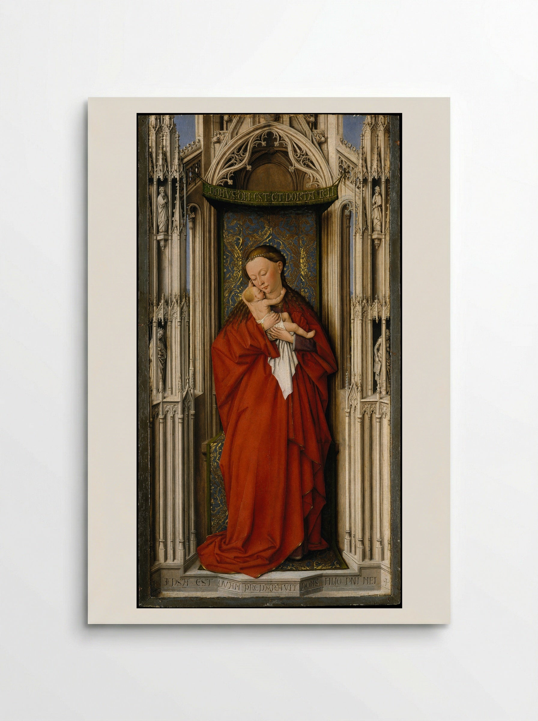 Virgin and Child in a Niche - Jan van Eyck - Poster