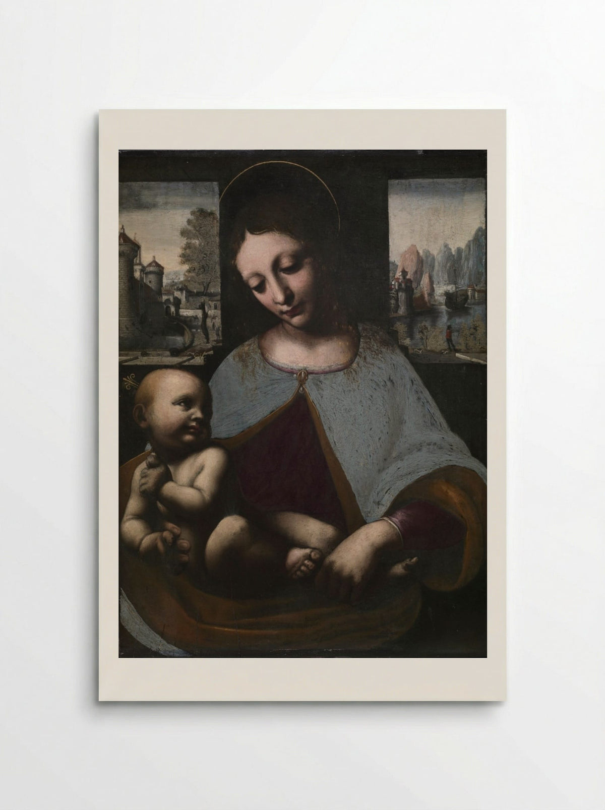Virgin and Child - Leonardo da Vinci - Poster