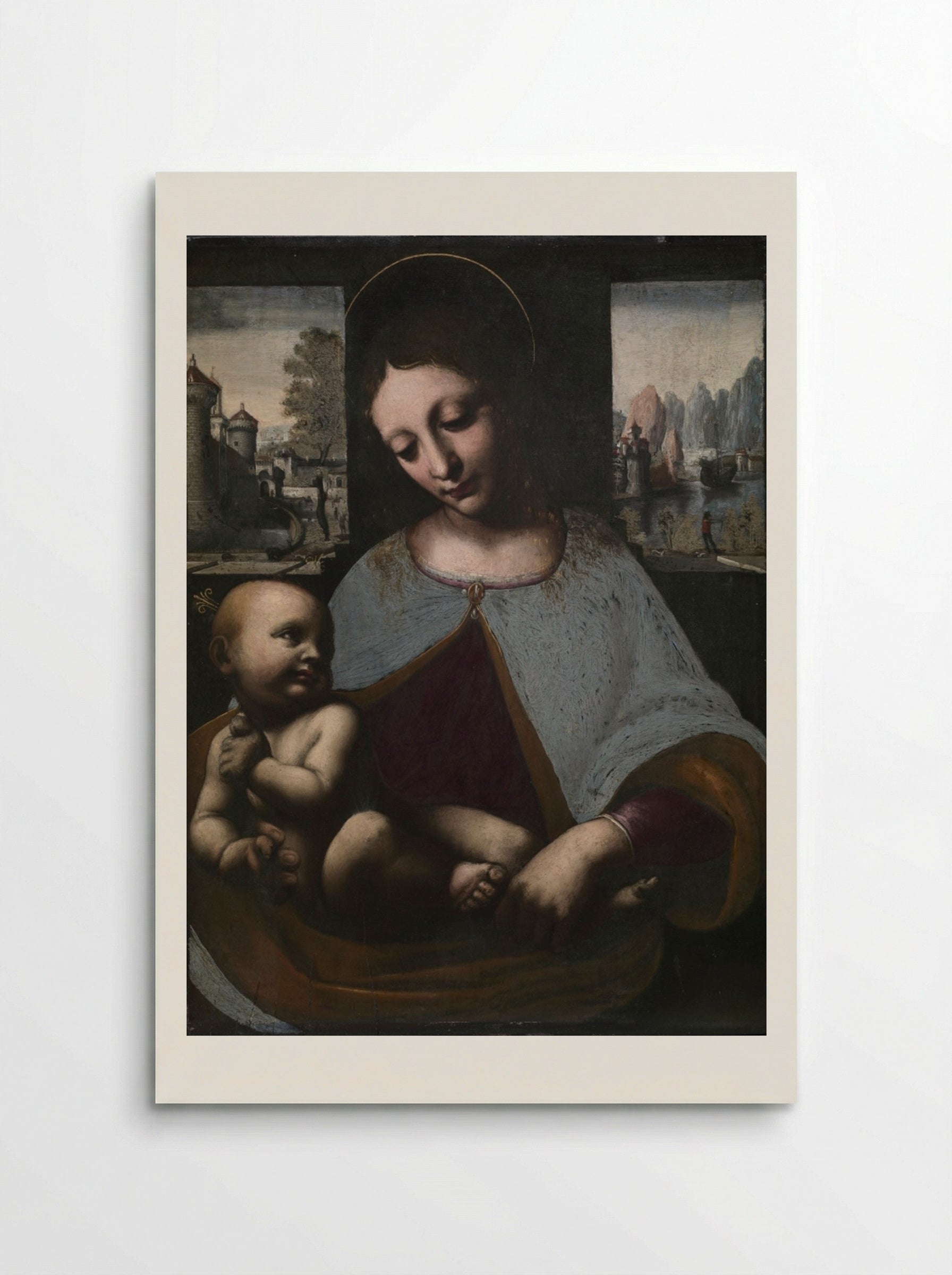 Virgin and Child - Leonardo da Vinci - Poster
