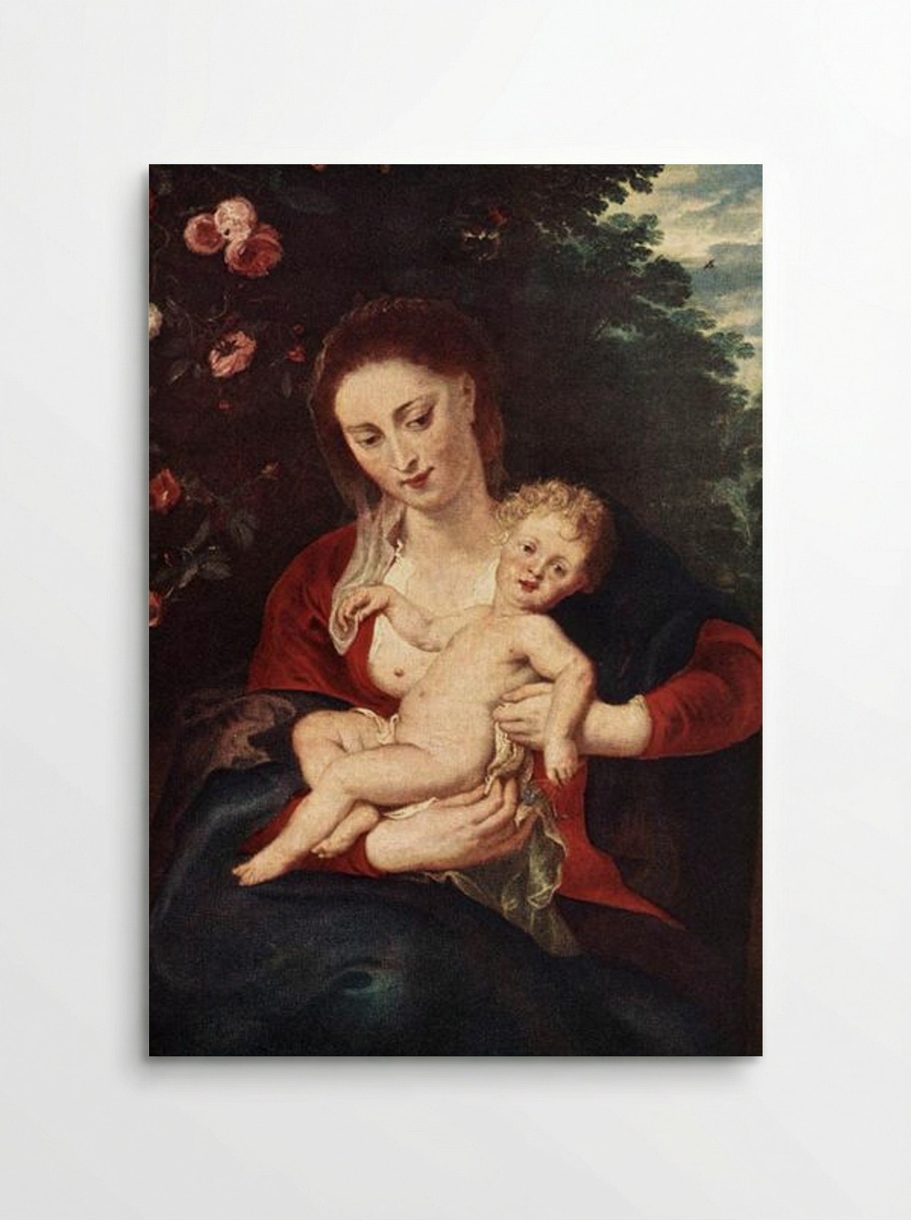Virgin and Child - Peter Paul Rubens - Poster