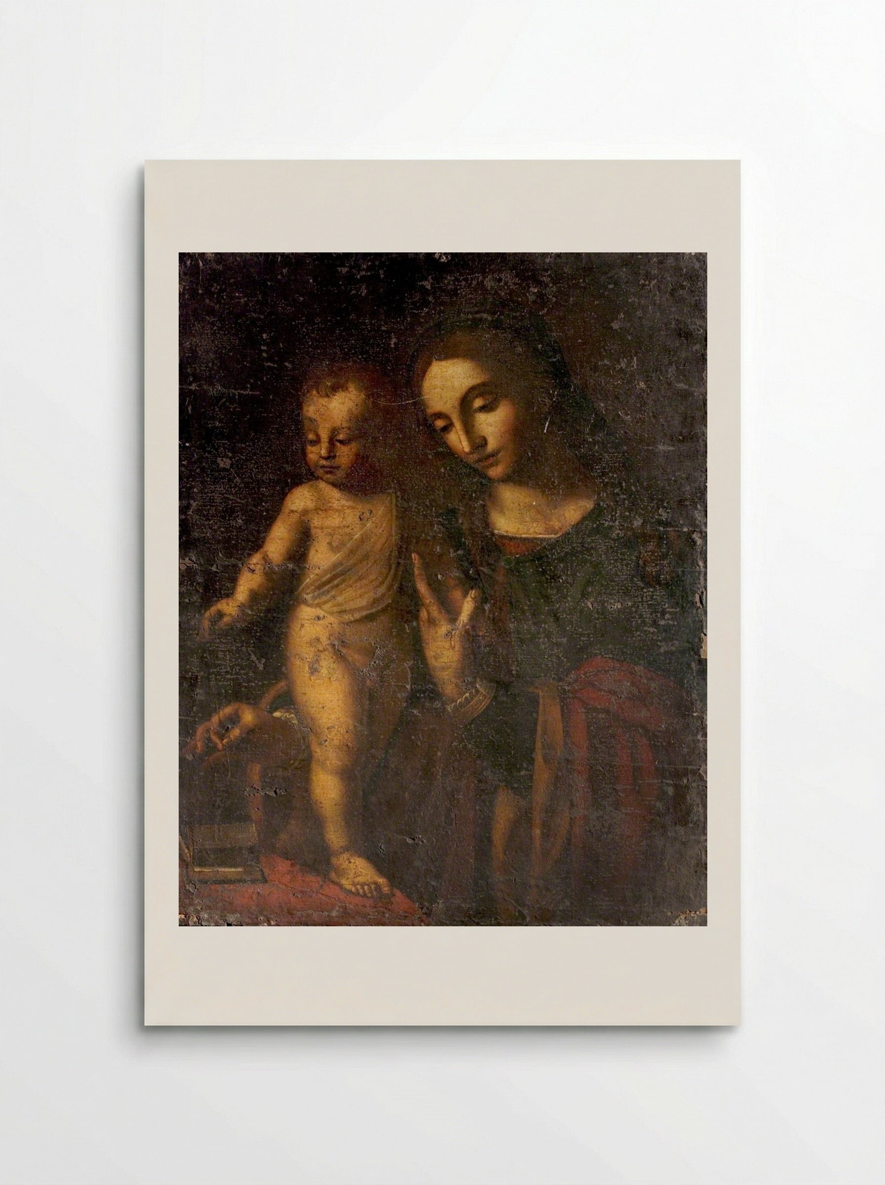 Virgin and Child - Bernardino Luini - Poster