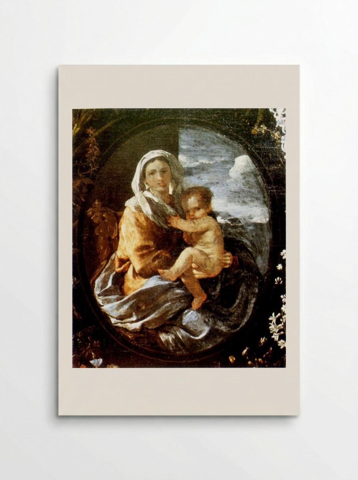 Virgin and Child - Nicolas Poussin - Poster