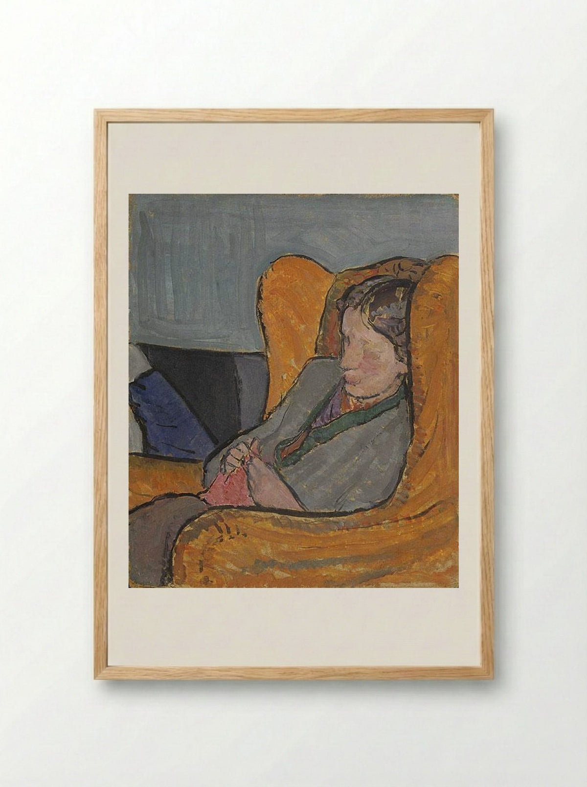 Virginia Woolf - Vanessa Bell - Framed Print Wood