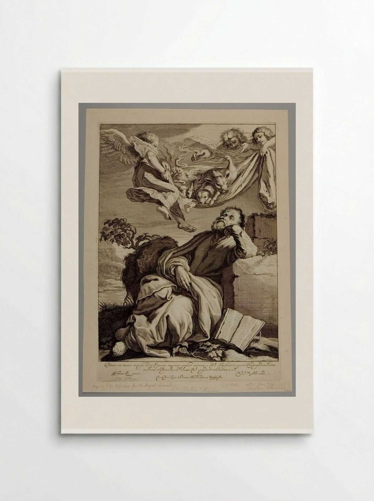 Vision of Saint Peter - Johannes Visscher - Poster