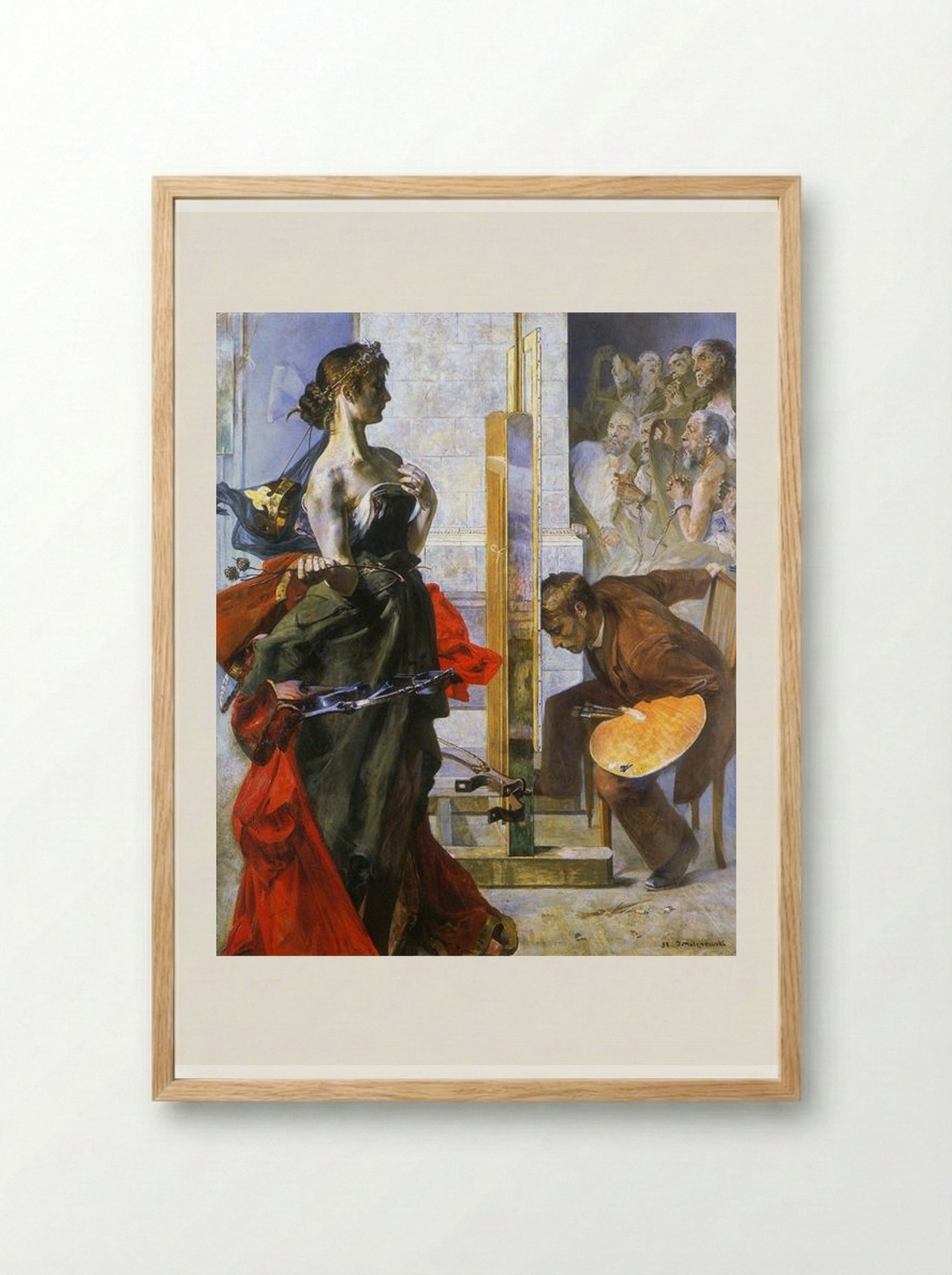 Vision - Jacek Malczewski - Framed Print Wood